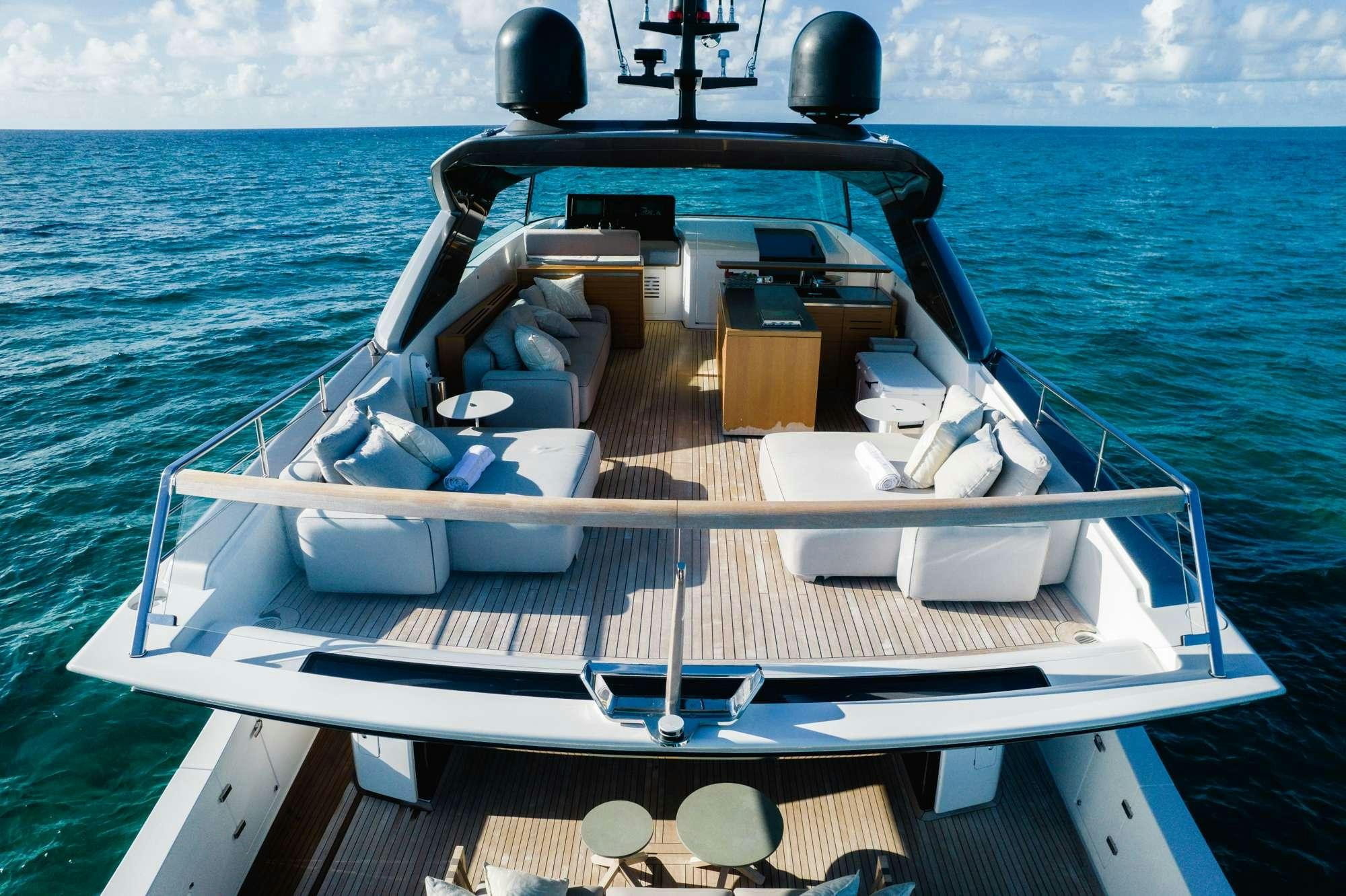 a boat on the water aboard QUARANTENA Yacht for Charter