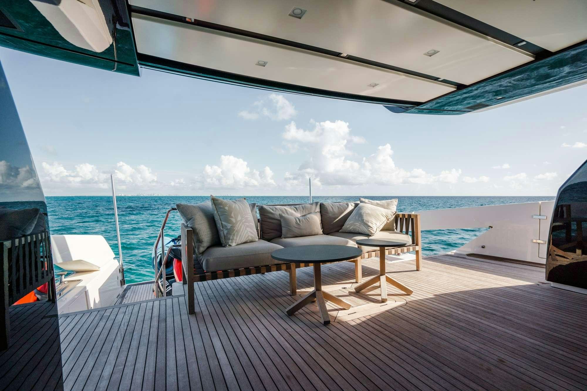 a boat on the water aboard QUARANTENA Yacht for Charter