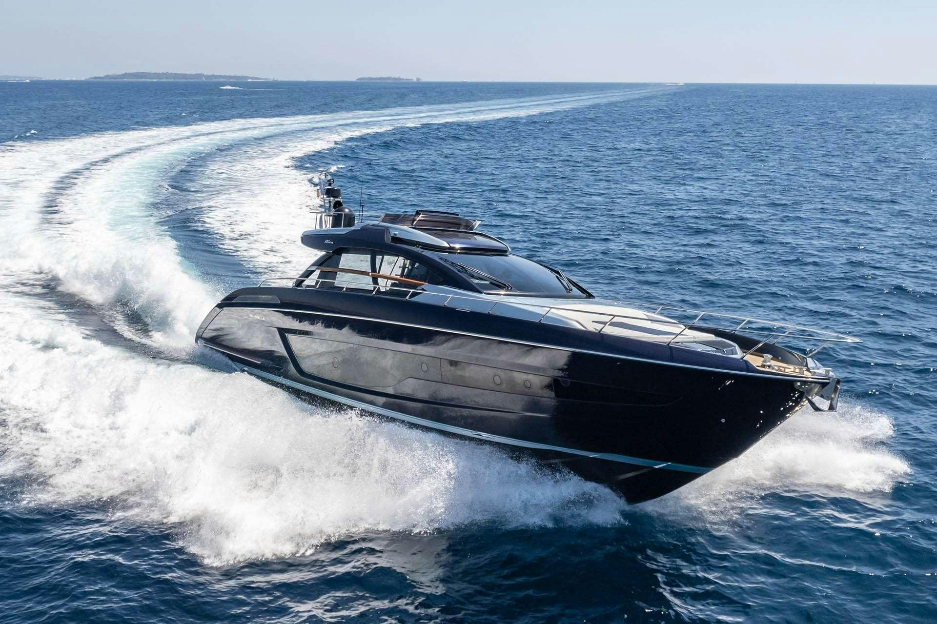 a boat on the water aboard BLUE SHARK Yacht for Charter