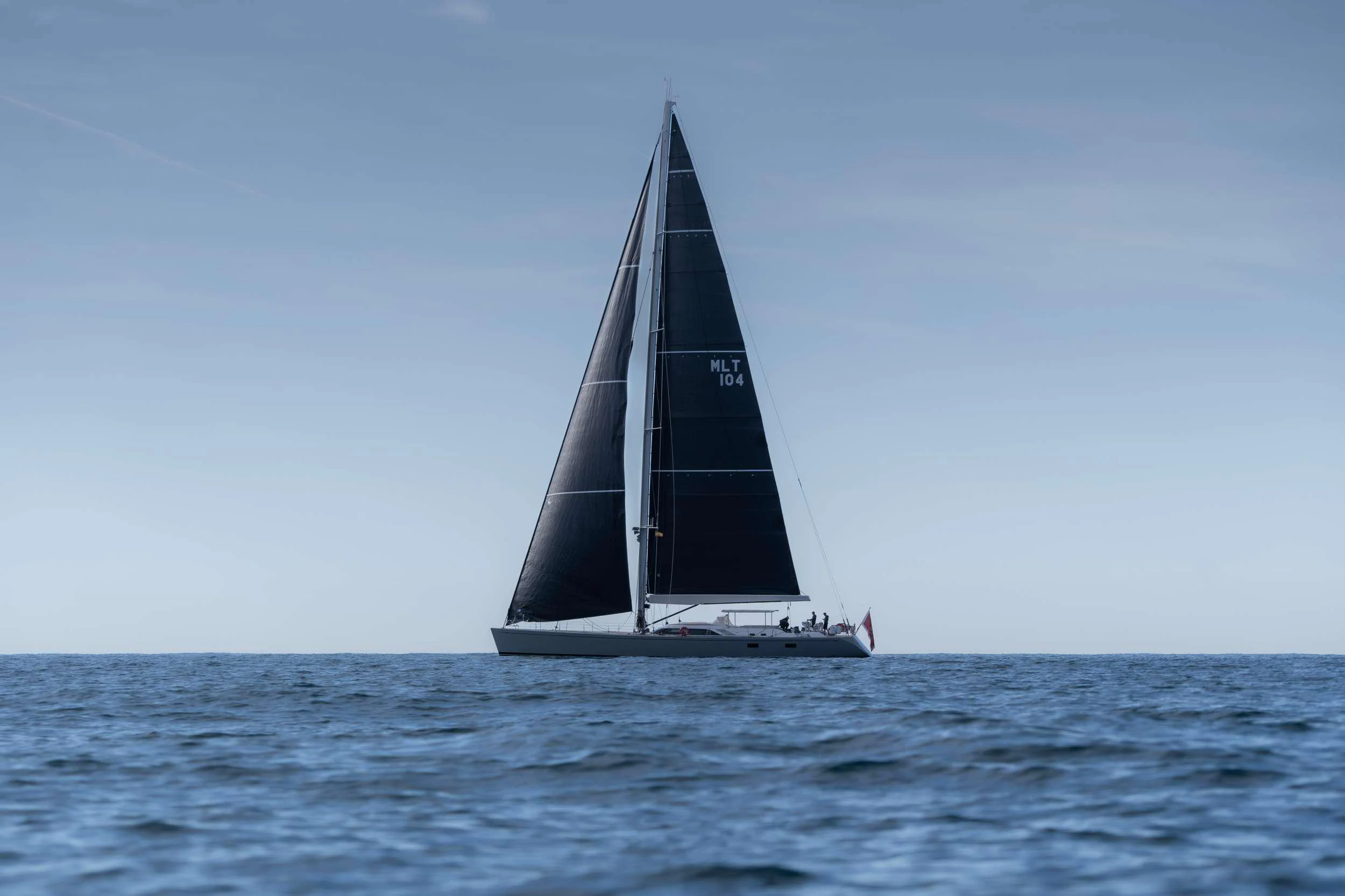 a sailboat on the water aboard VARSOVIE Yacht for Charter
