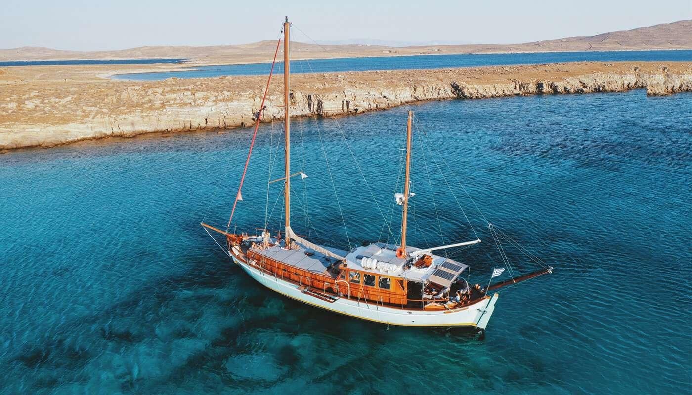 a boat in the water aboard SEATZEN Yacht for Charter