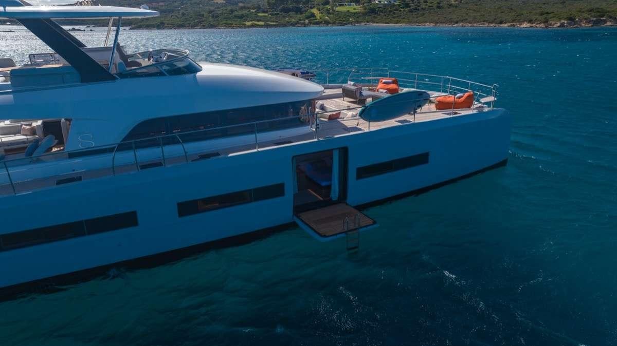 a boat on the water aboard SEVENTY8 Yacht for Charter
