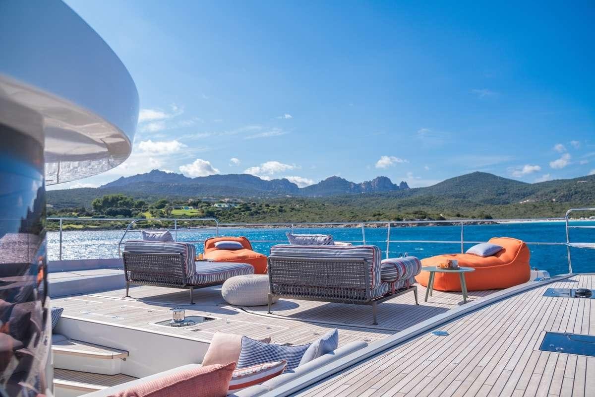 a boat on the water aboard SEVENTY8 Yacht for Charter