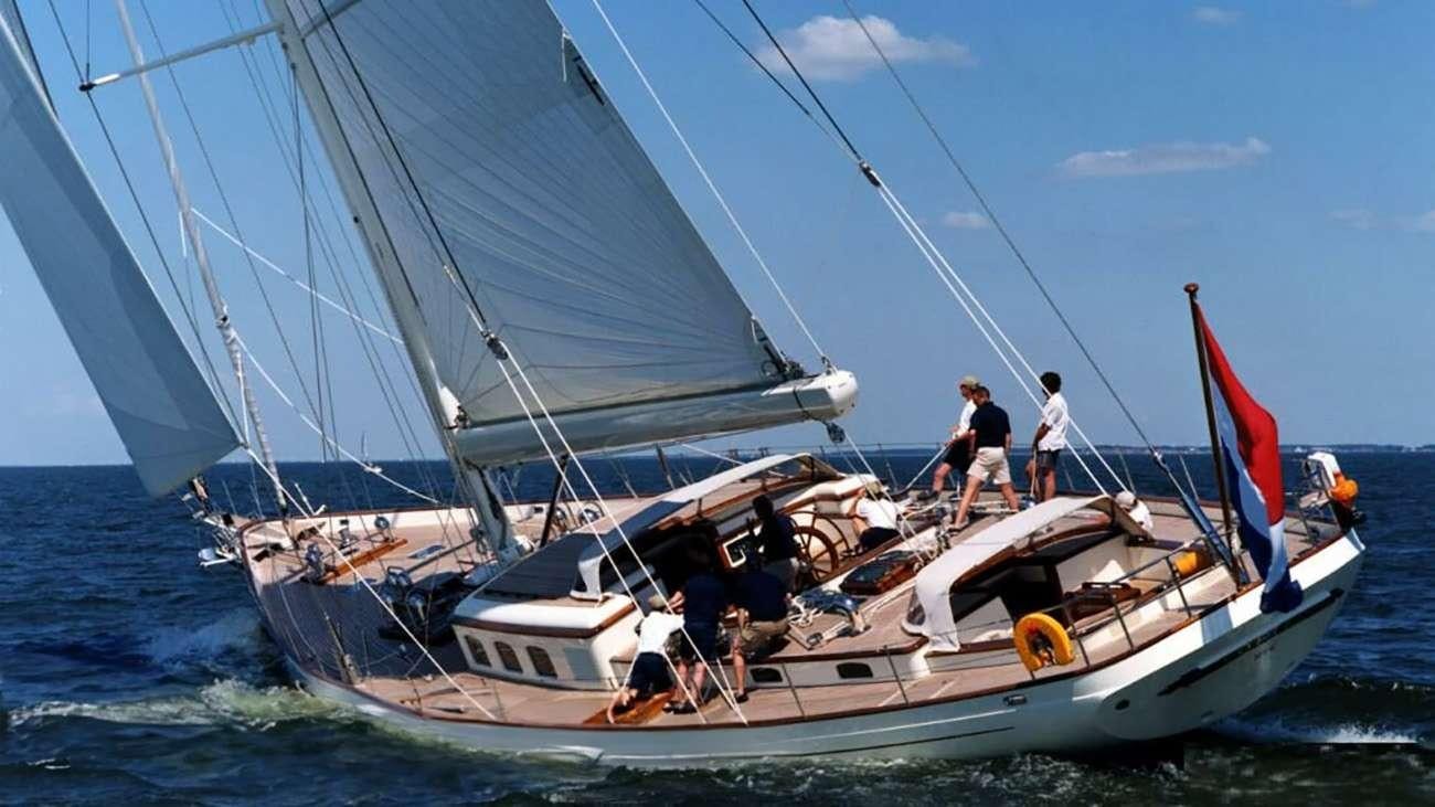 a group of people sailing on a boat aboard ABEON Yacht for Charter