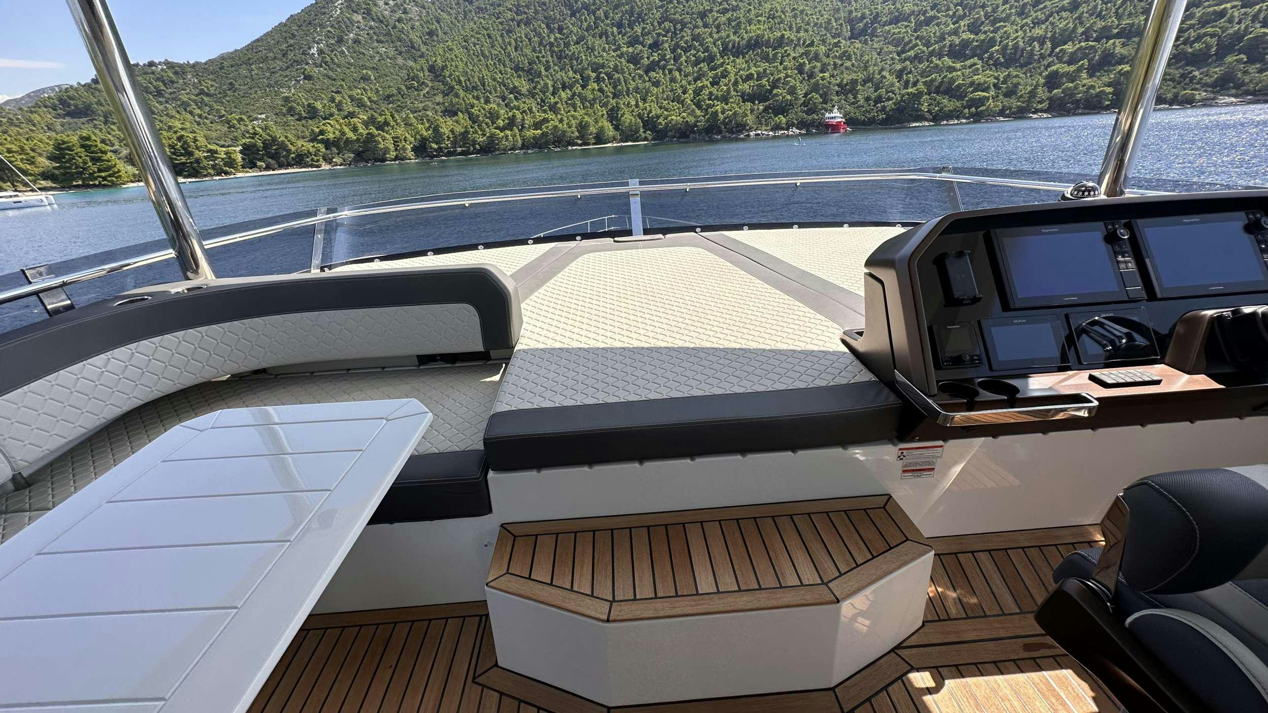 a boat on the water aboard PARADISE Yacht for Charter