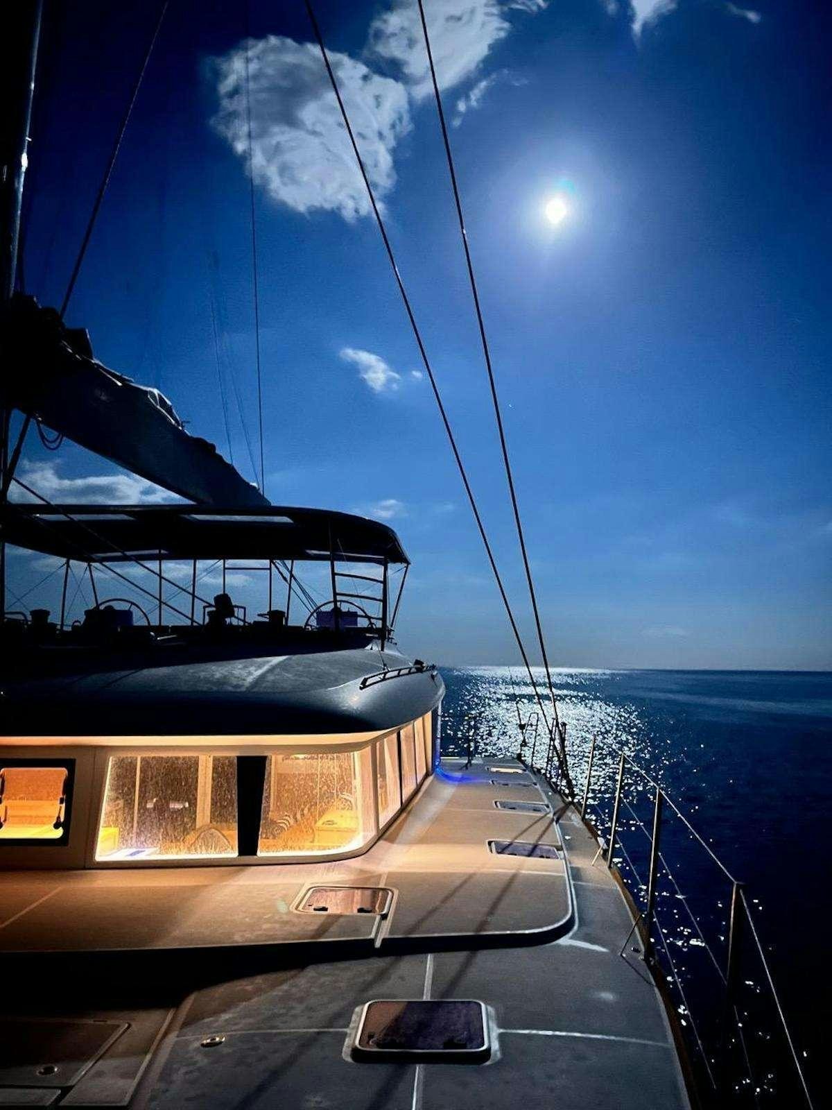 a boat on the water aboard BLUE GRIFFIN - SUMMER Yacht for Charter