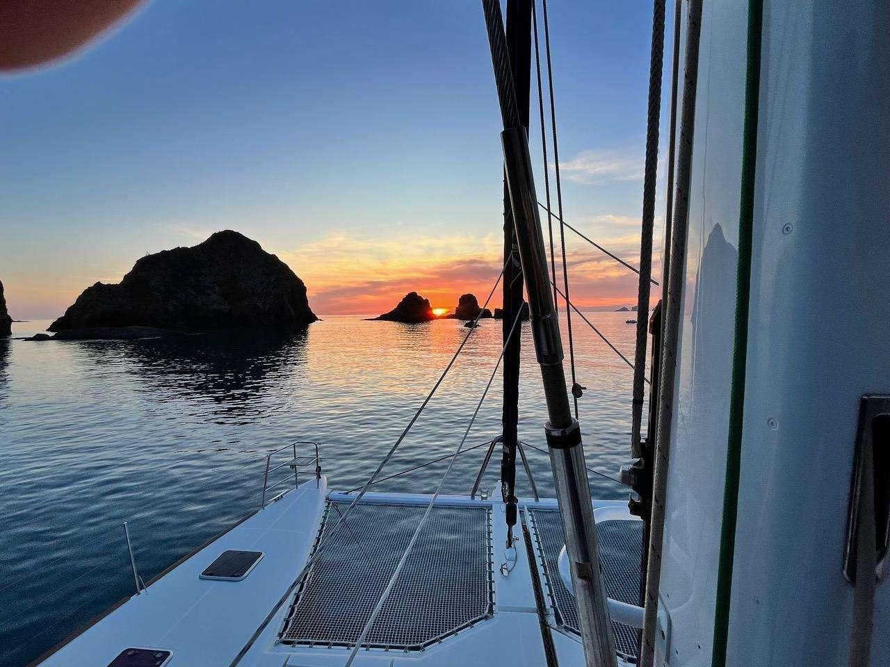 a boat on the water aboard BLUE GRIFFIN - SUMMER Yacht for Charter