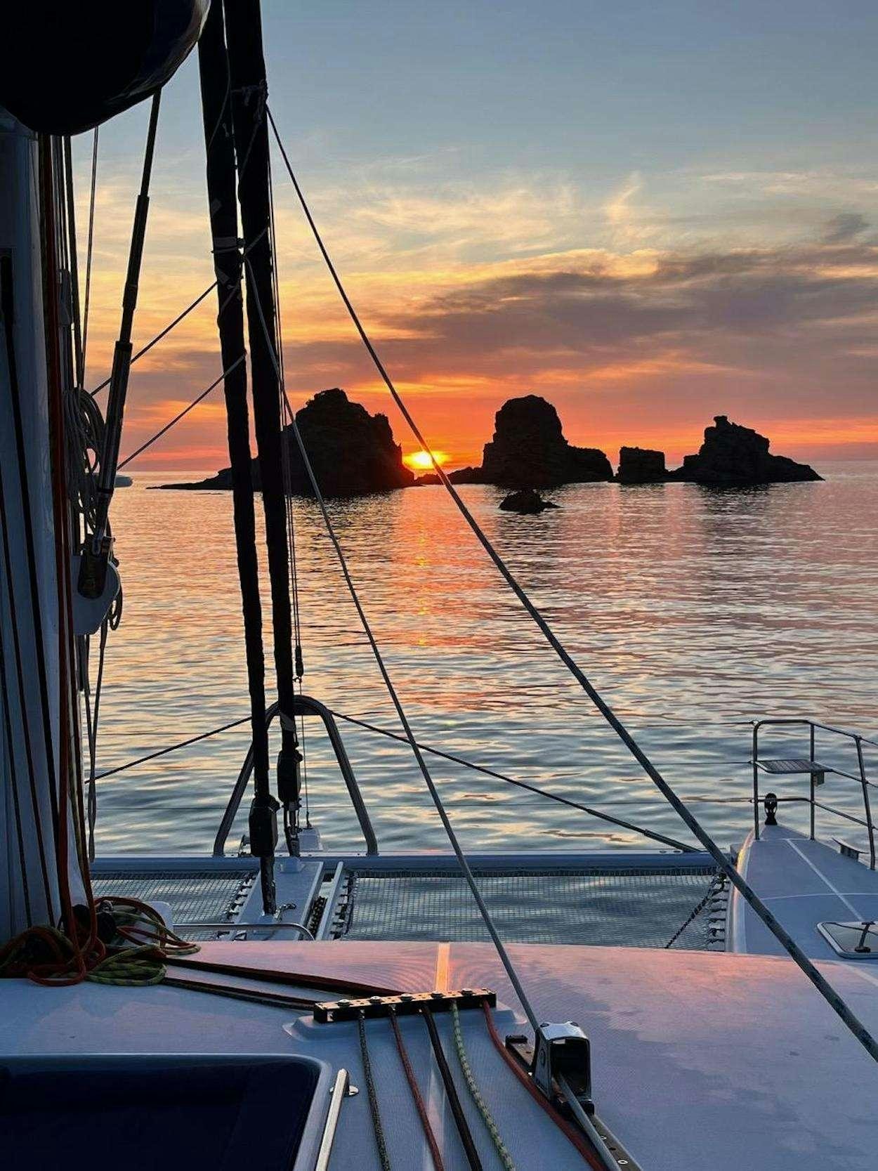 a boat on the water aboard BLUE GRIFFIN - SUMMER Yacht for Charter