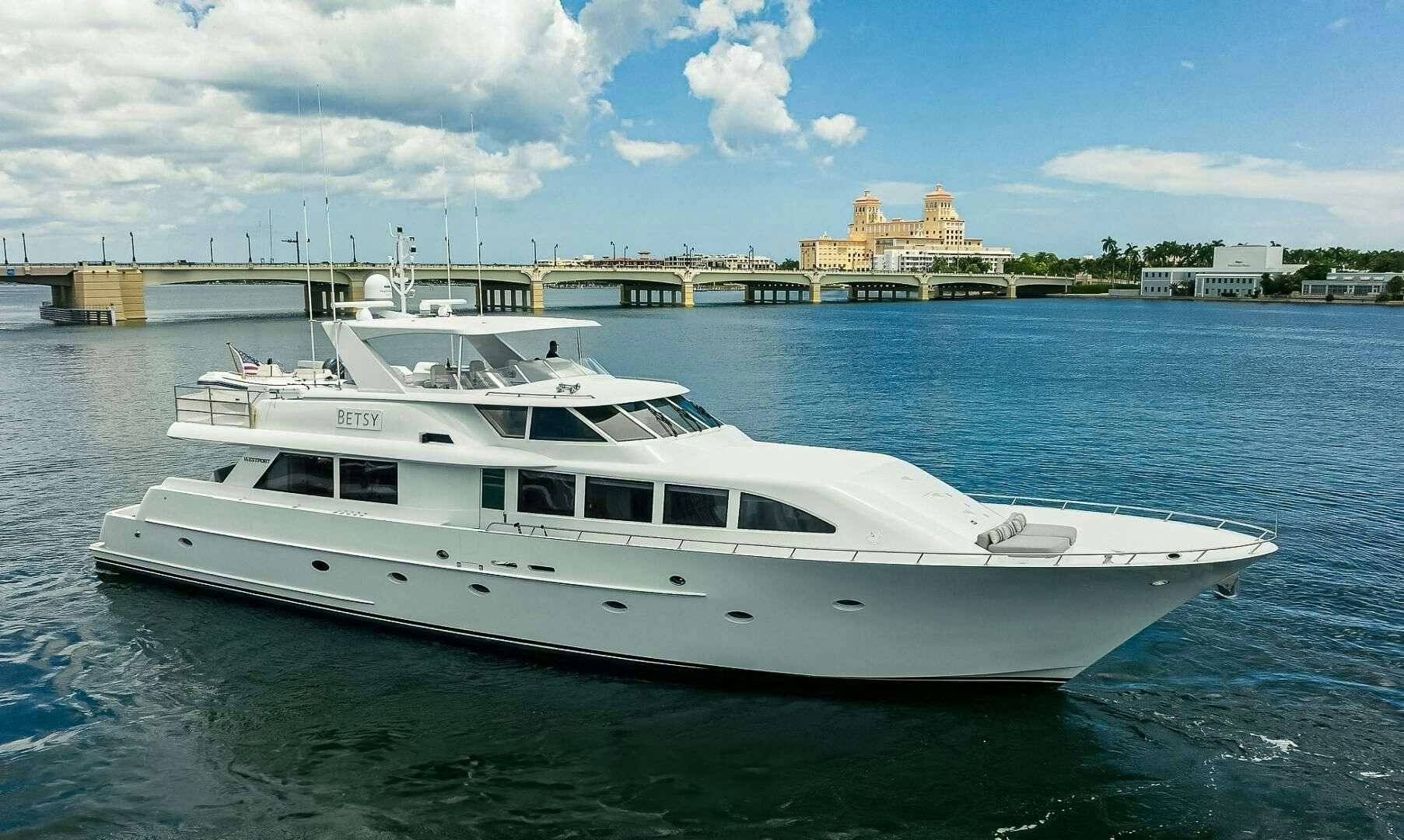 a white yacht in the water aboard HARD TIMES Yacht for Charter