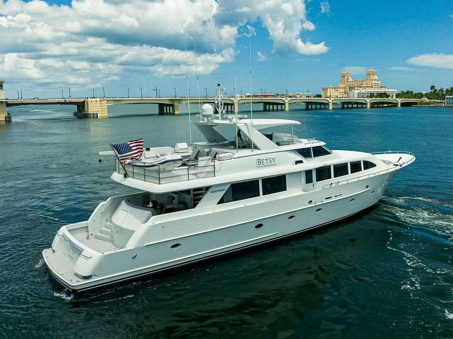 a boat in the water aboard HARD TIMES Yacht for Charter