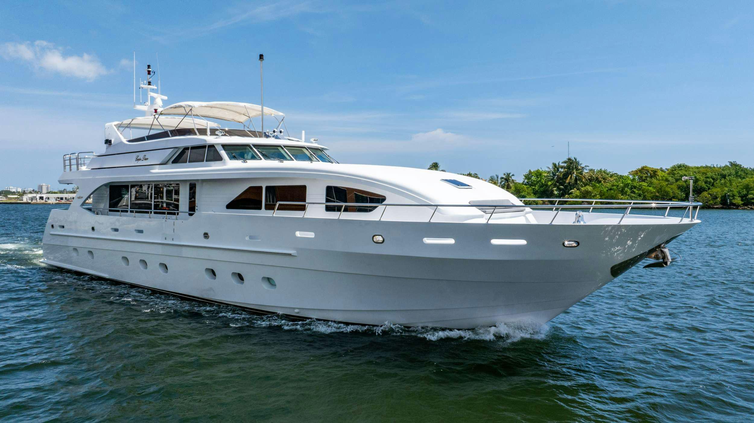 a white yacht in the water aboard CARPE DIEM Yacht for Charter