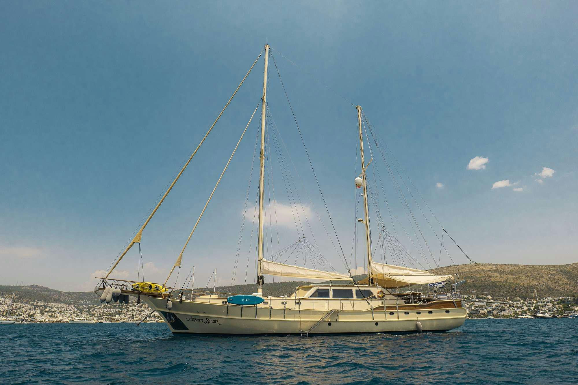 a boat in the water aboard 105 MOTOR Yacht for Charter