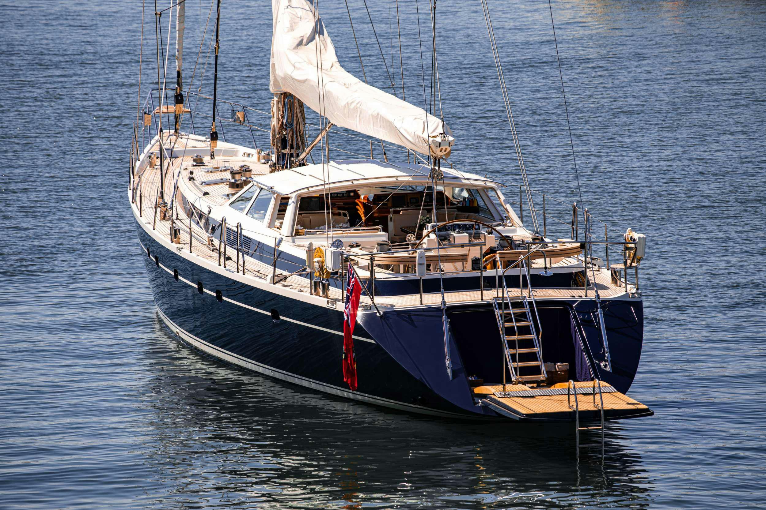 a boat on the water aboard SCARENA Yacht for Charter