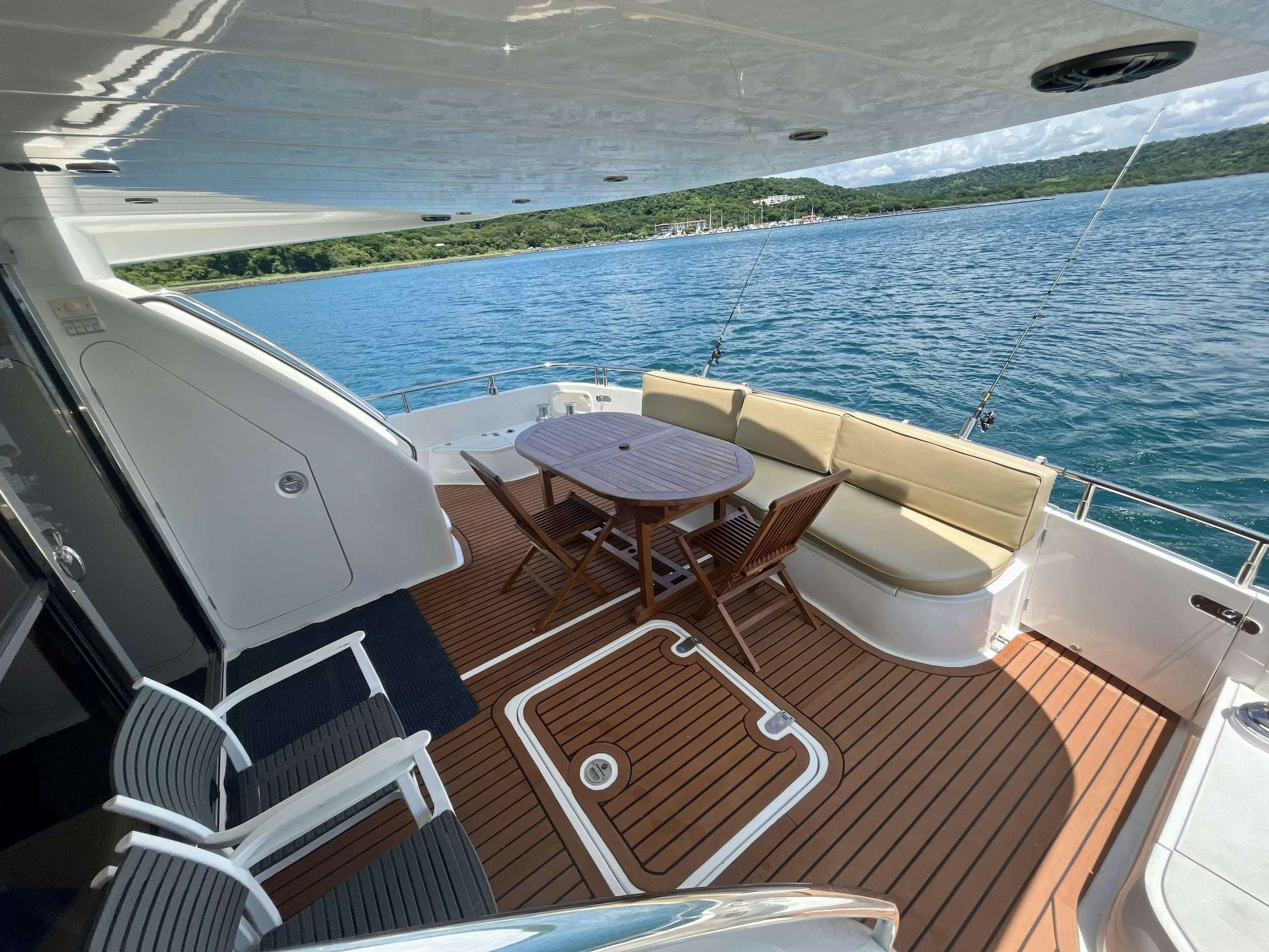 a boat on the water aboard MORENA I Yacht for Charter
