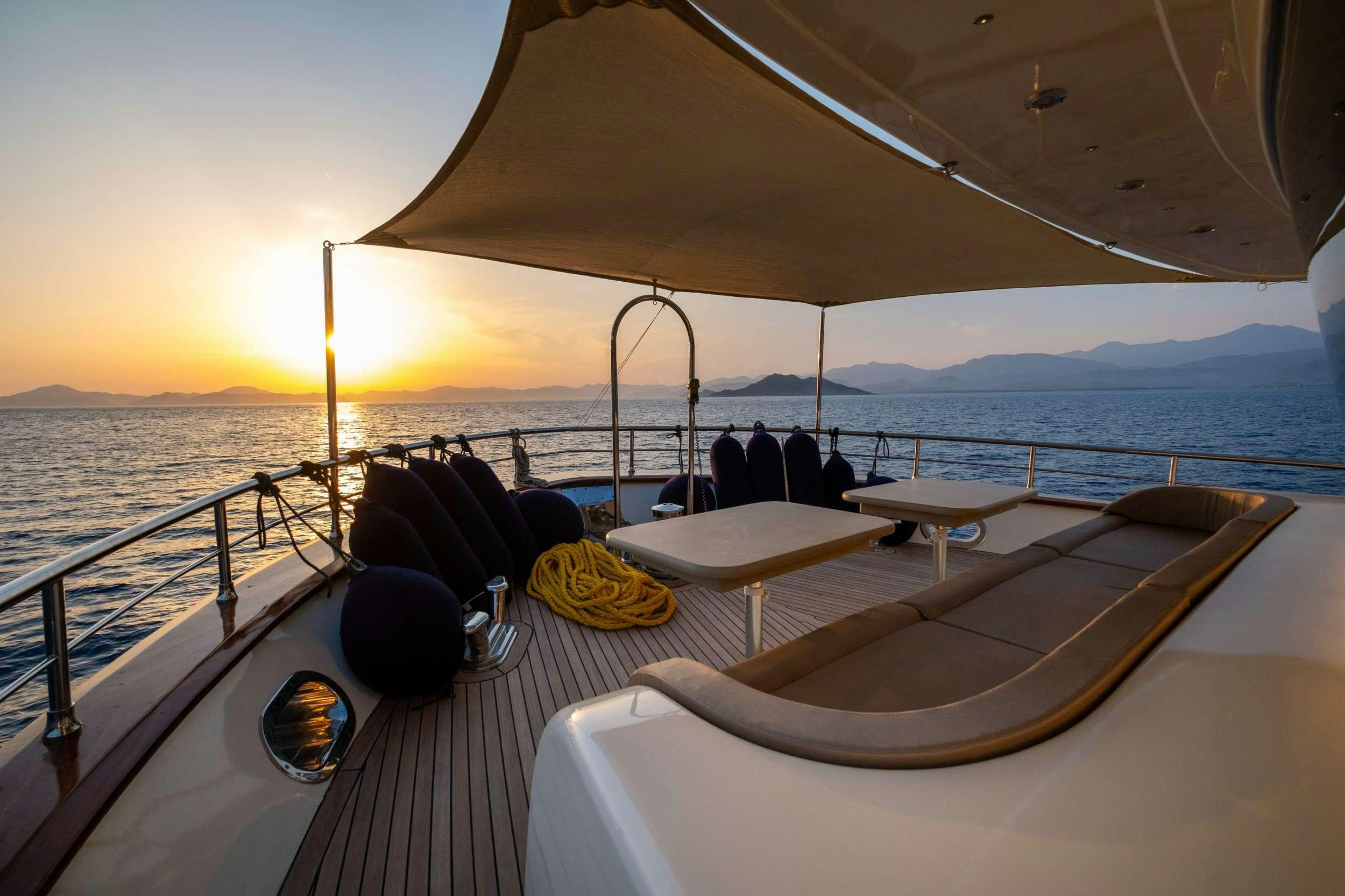a boat on the water aboard 88 YACHT Yacht for Charter