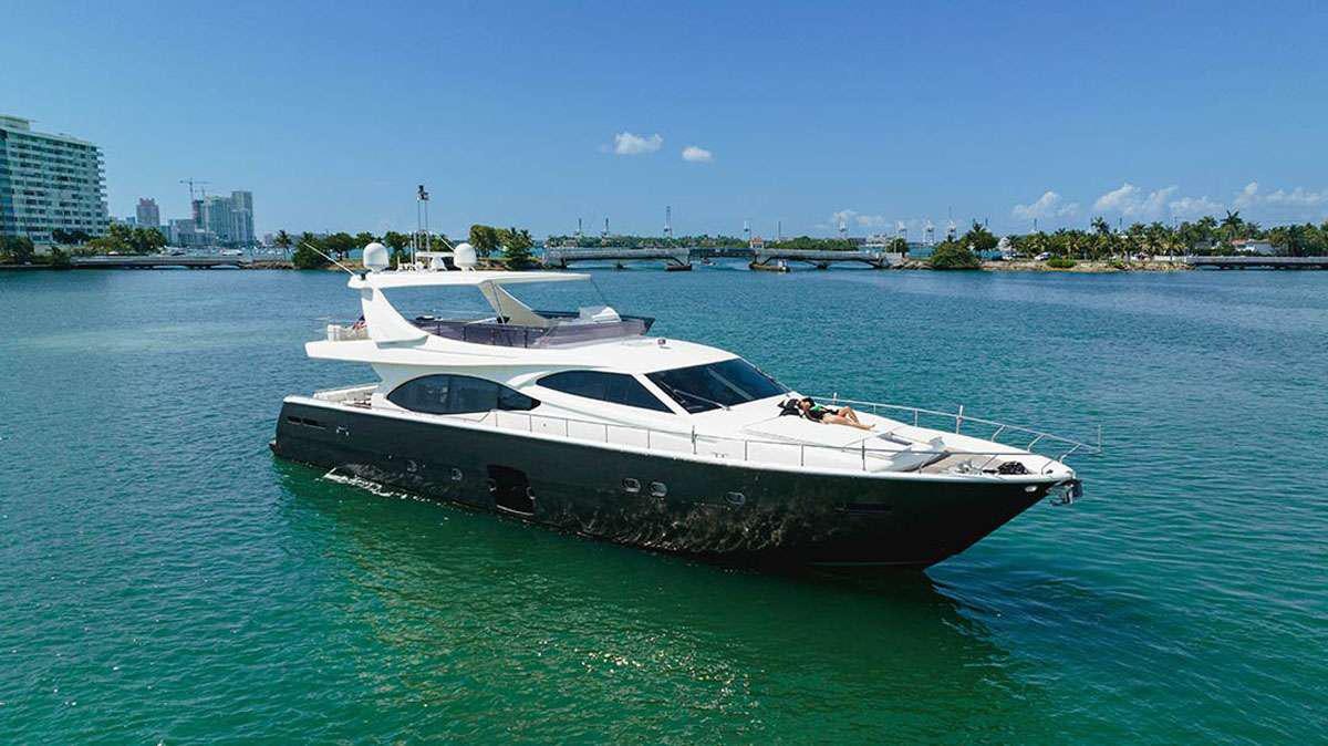 a boat in the water aboard TWE11VE Yacht for Charter