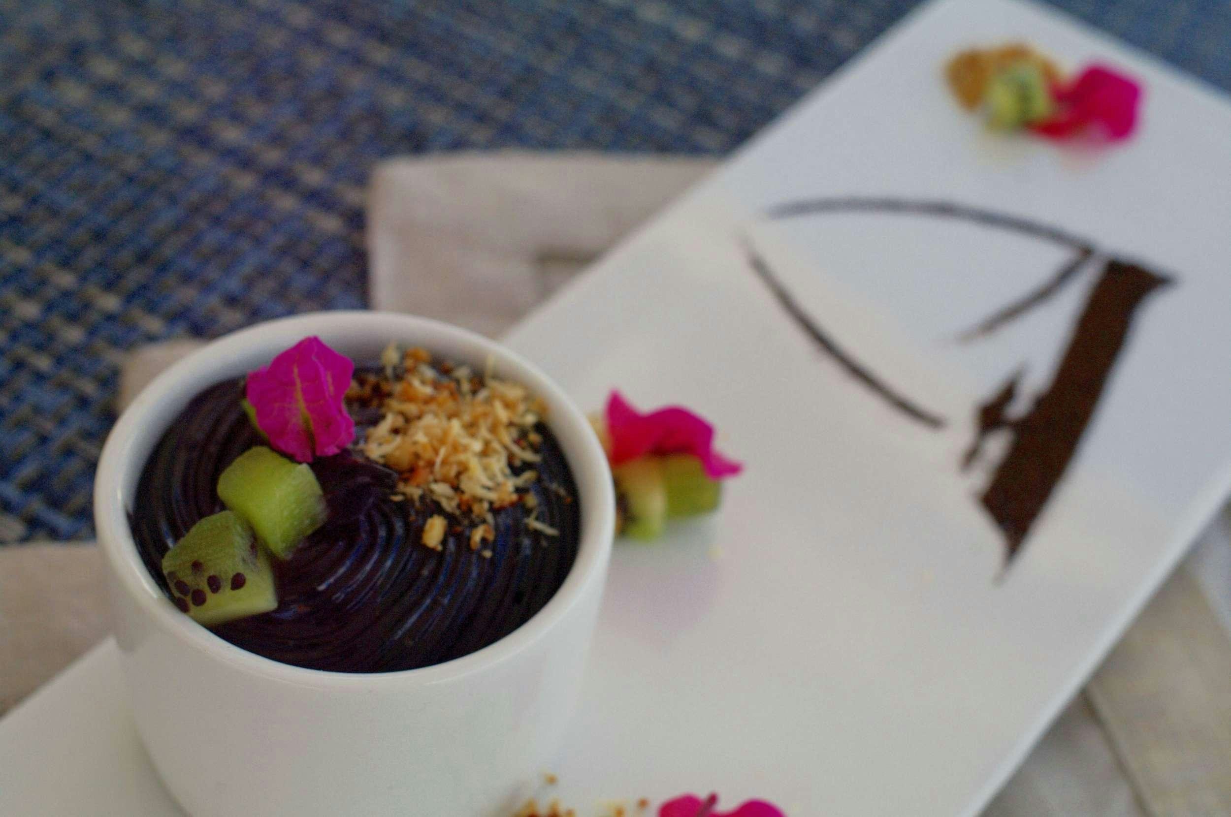 a plate of food aboard SUNREEF ECO 80 2024 Yacht for Charter