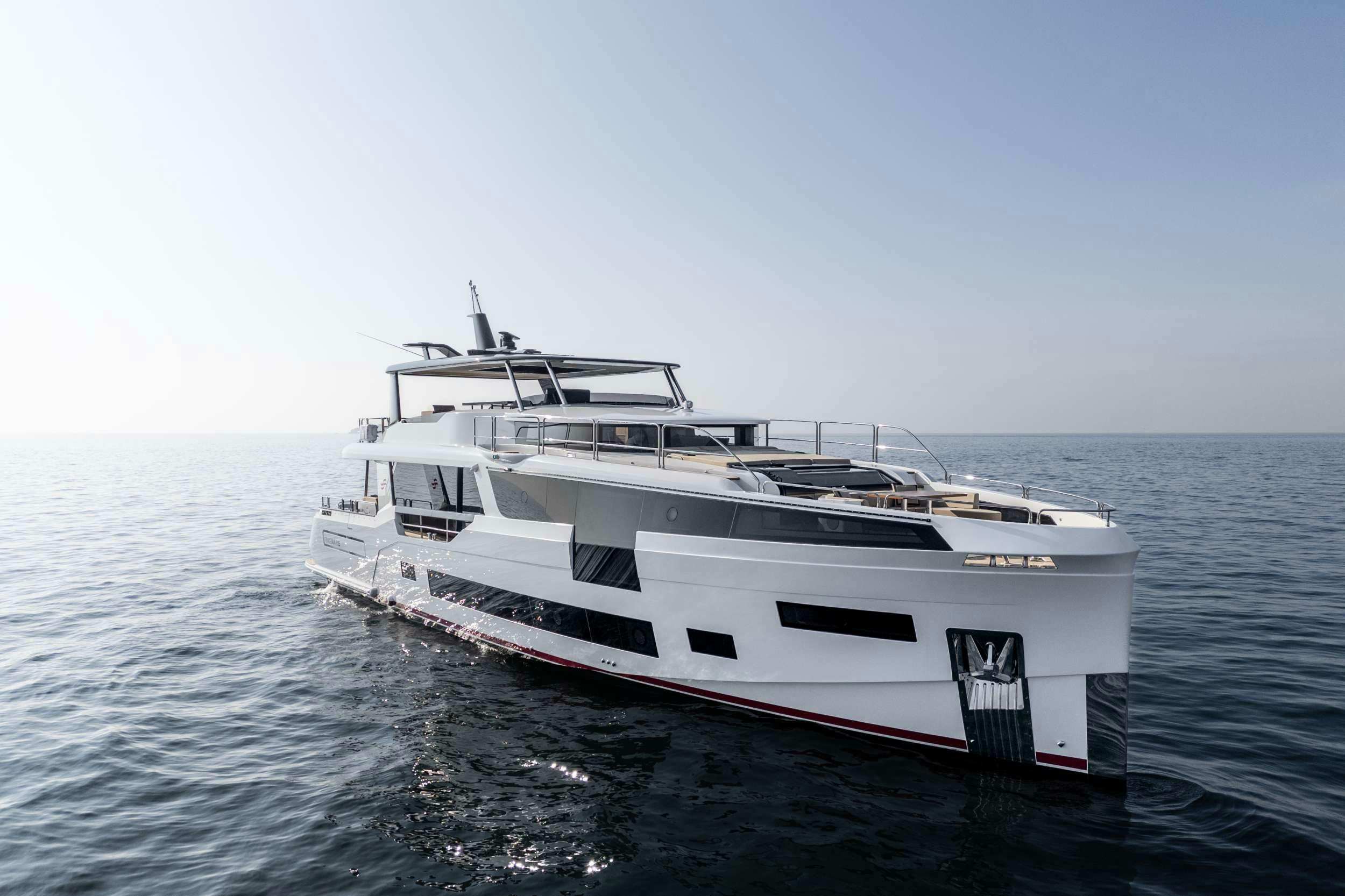 a boat in the water aboard MAJERA Yacht for Charter