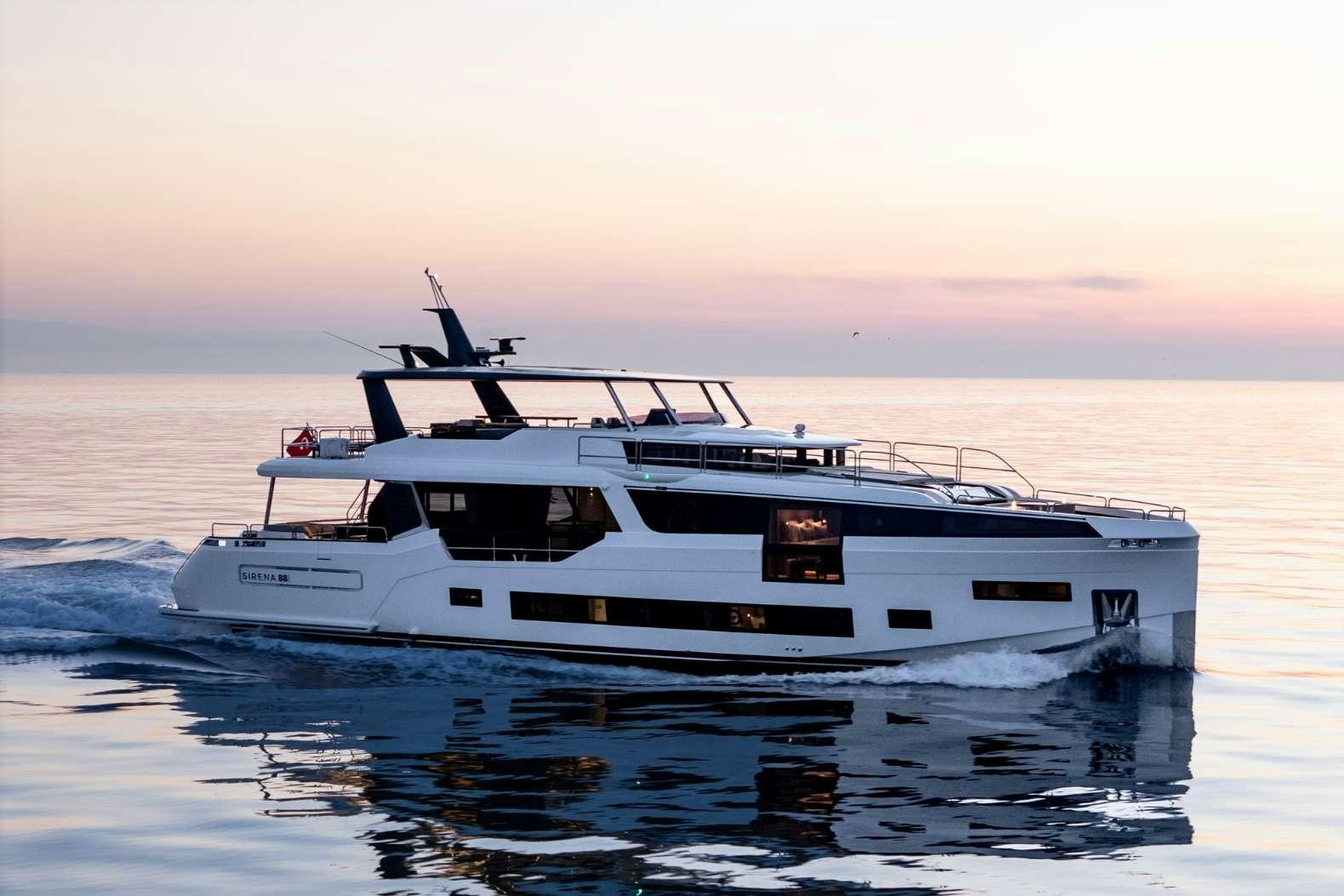 a boat in the water aboard MAJERA Yacht for Charter