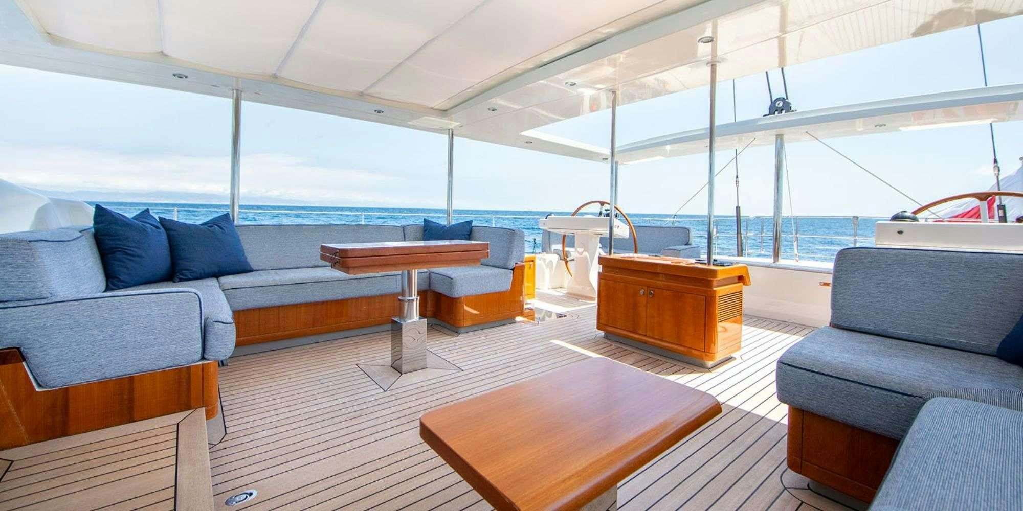 a boat on the water aboard SELENA Yacht for Charter