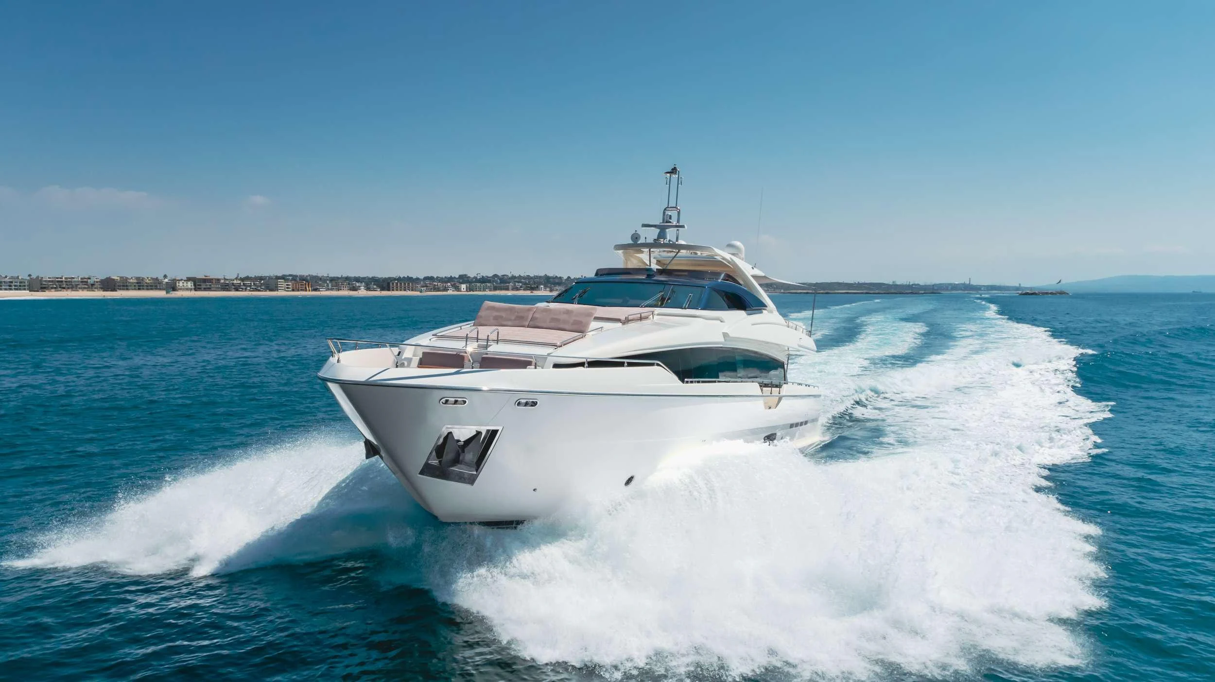 a boat on the water aboard SOL SHINE Yacht for Charter