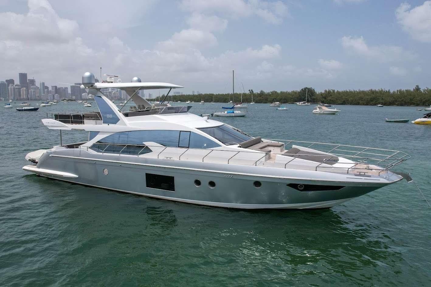a boat in the water aboard THE ONE Yacht for Charter