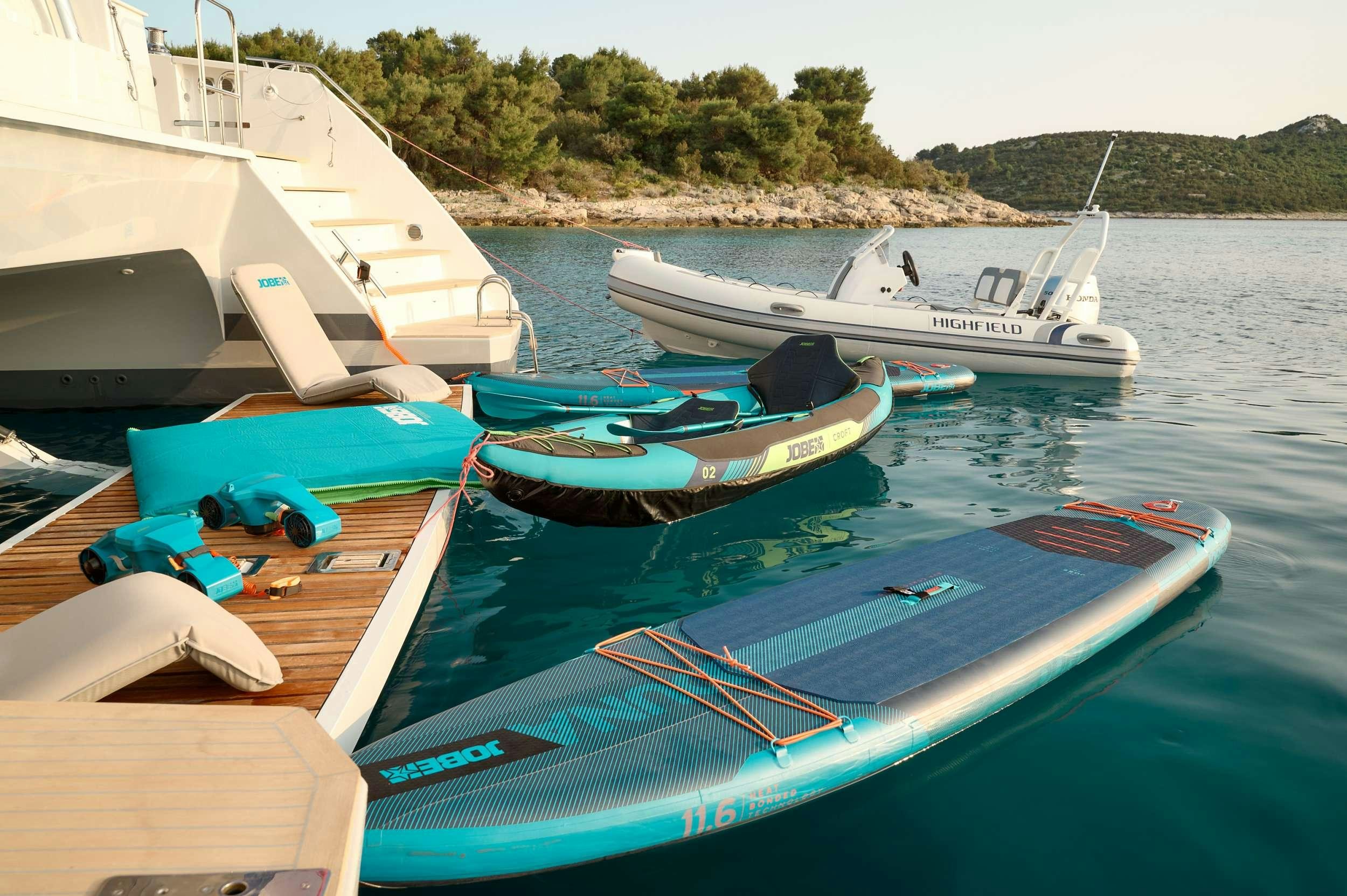 boats on the water aboard FLORAMYE Yacht for Charter
