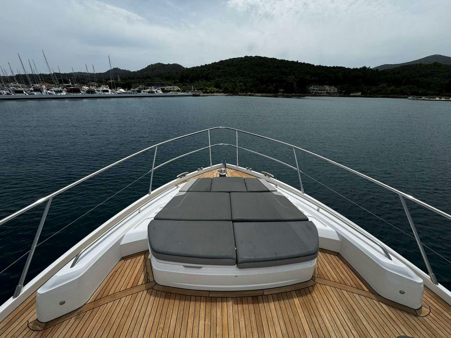 a boat on the water aboard MALUHIA Yacht for Charter