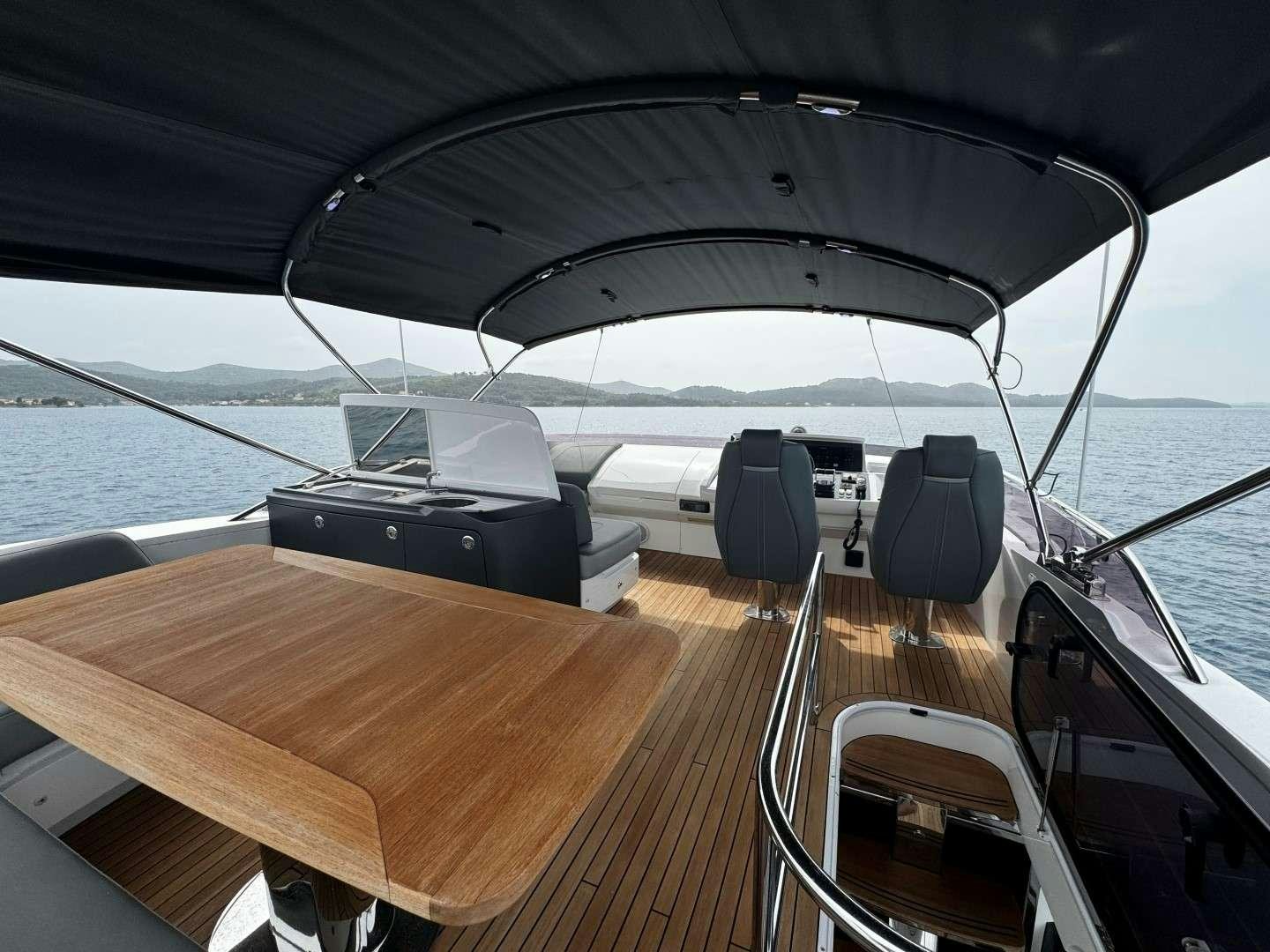a boat on the water aboard MALUHIA Yacht for Charter