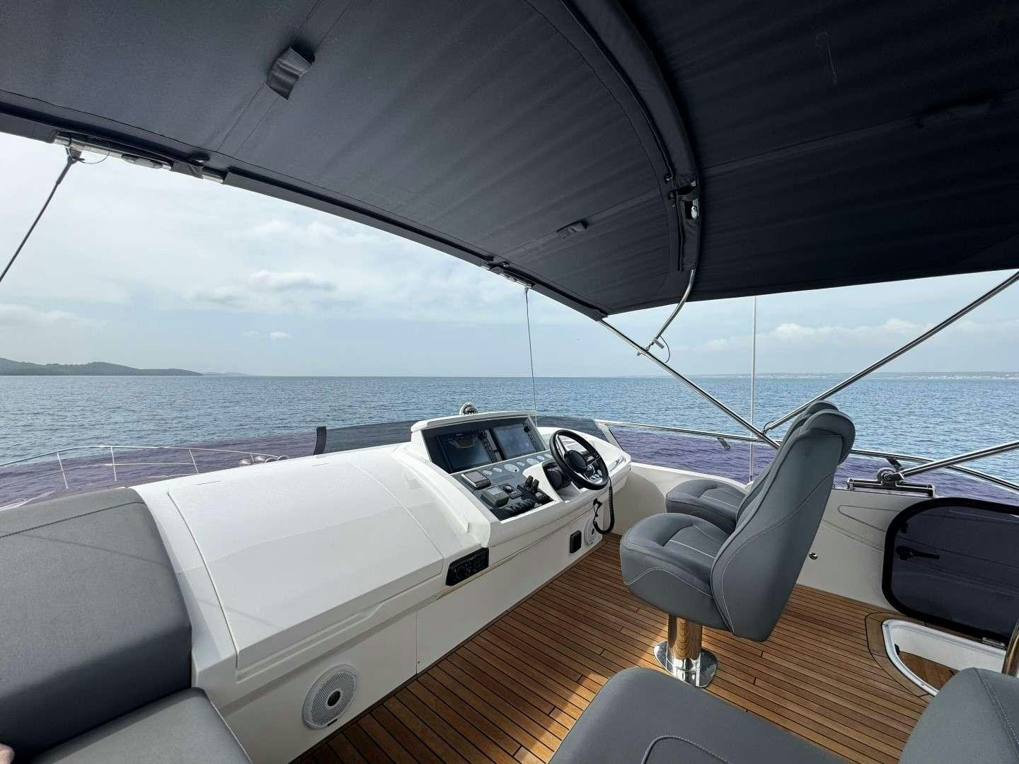 the inside of a boat aboard MALUHIA Yacht for Charter