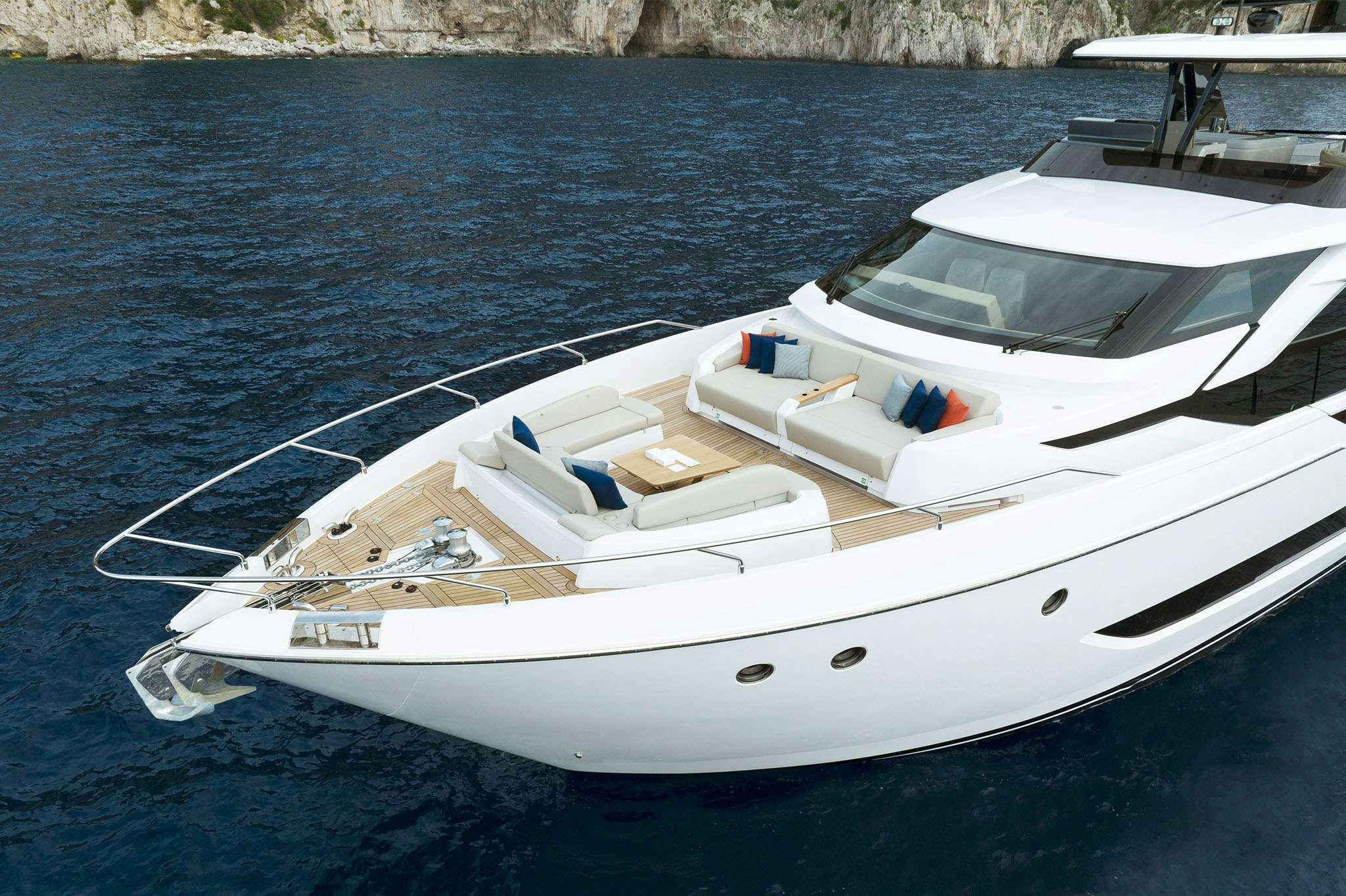 a boat on the water aboard 5 PALMS Yacht for Charter