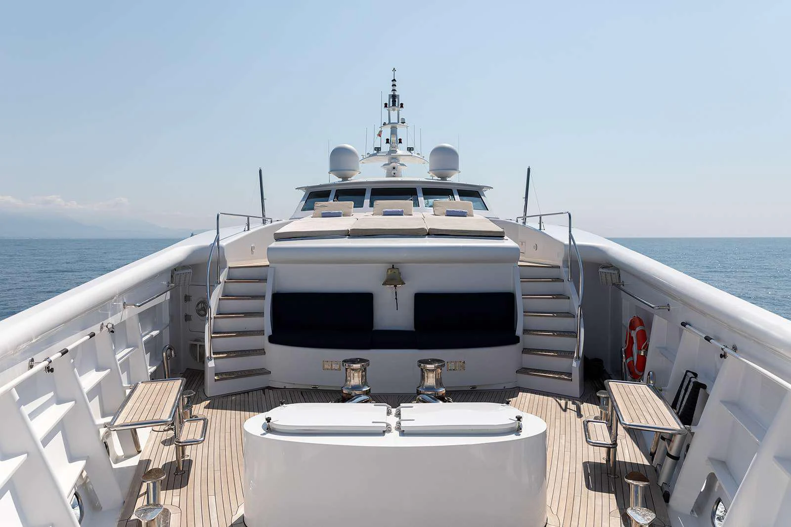 a boat on a boat aboard SOPHIE BLUE Yacht for Charter