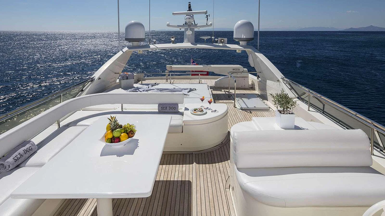 a boat on the water aboard LAZY DAYS Yacht for Charter