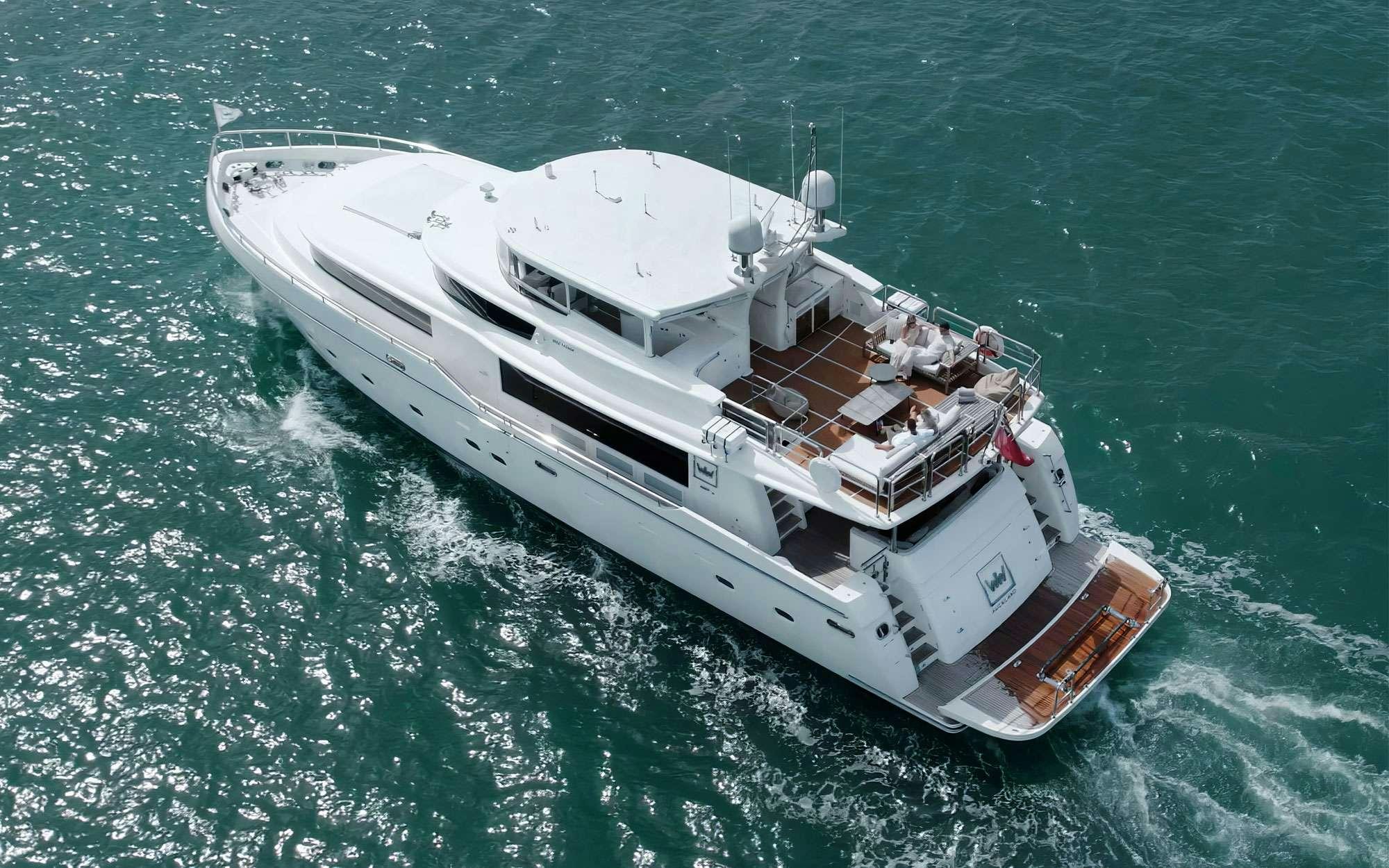 a ship in the water aboard WW Yacht for Charter