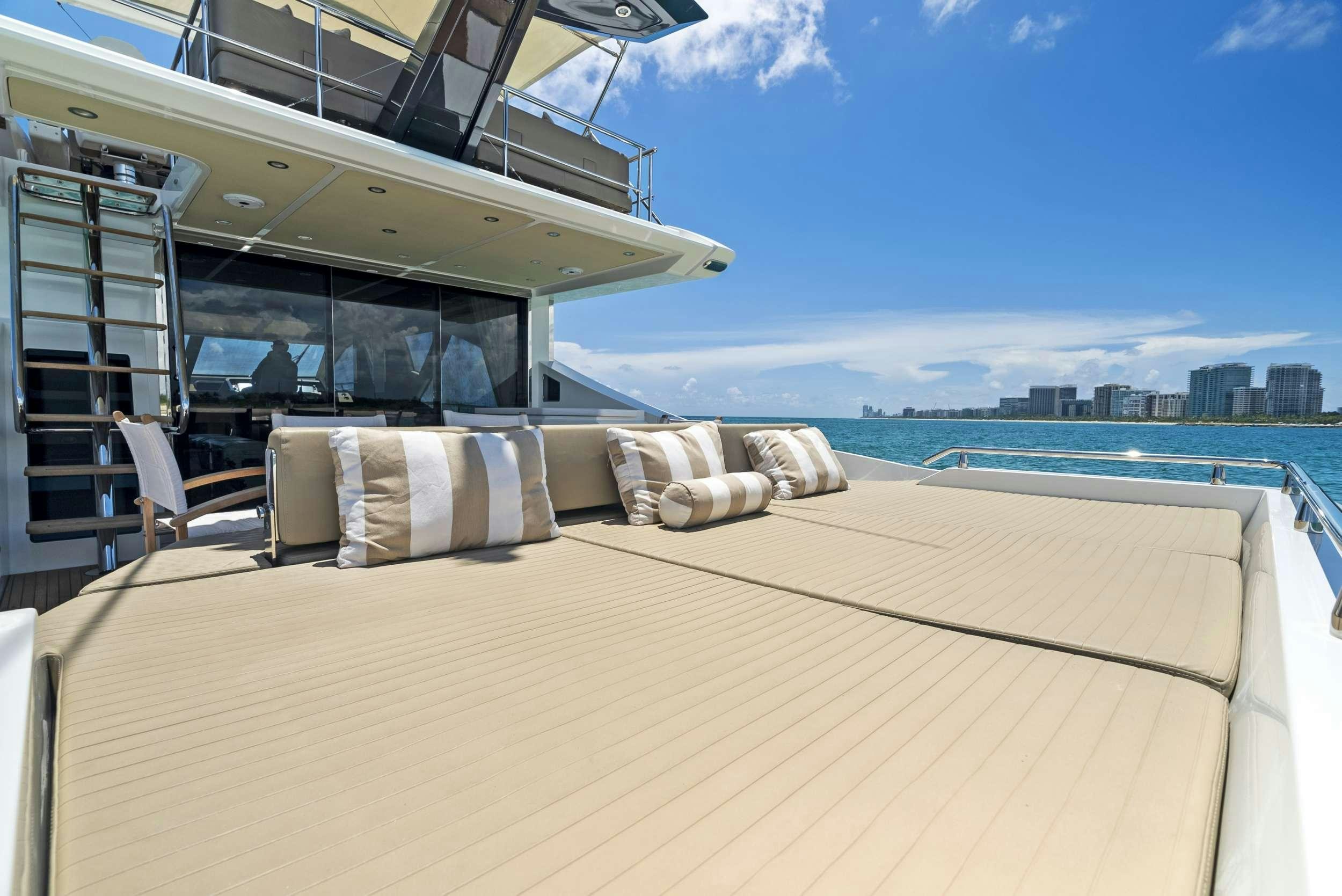 a boat on the water aboard FANTASTIC Yacht for Charter