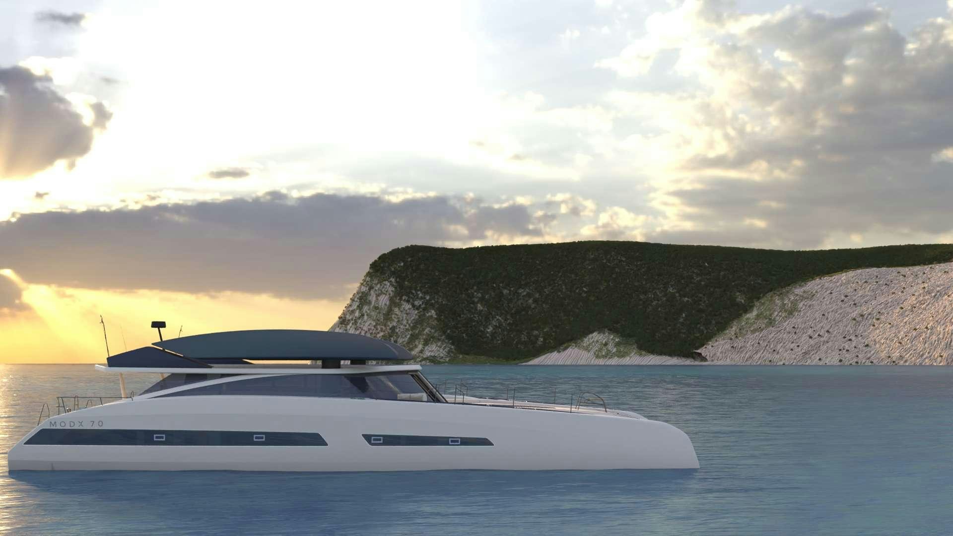 a boat on the water aboard GANANY Yacht for Charter