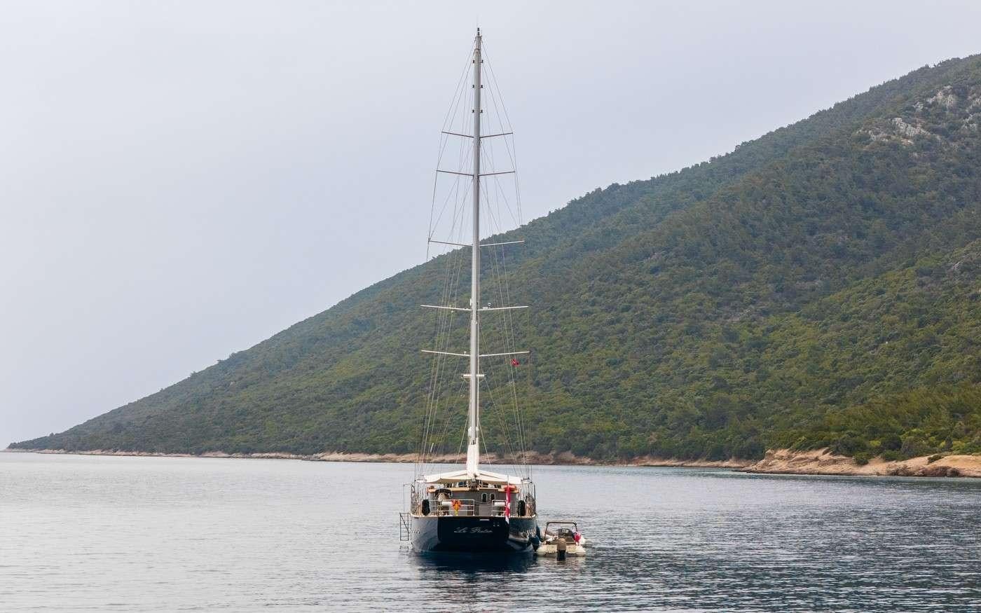 a sailboat on the water aboard MONE Yacht for Charter