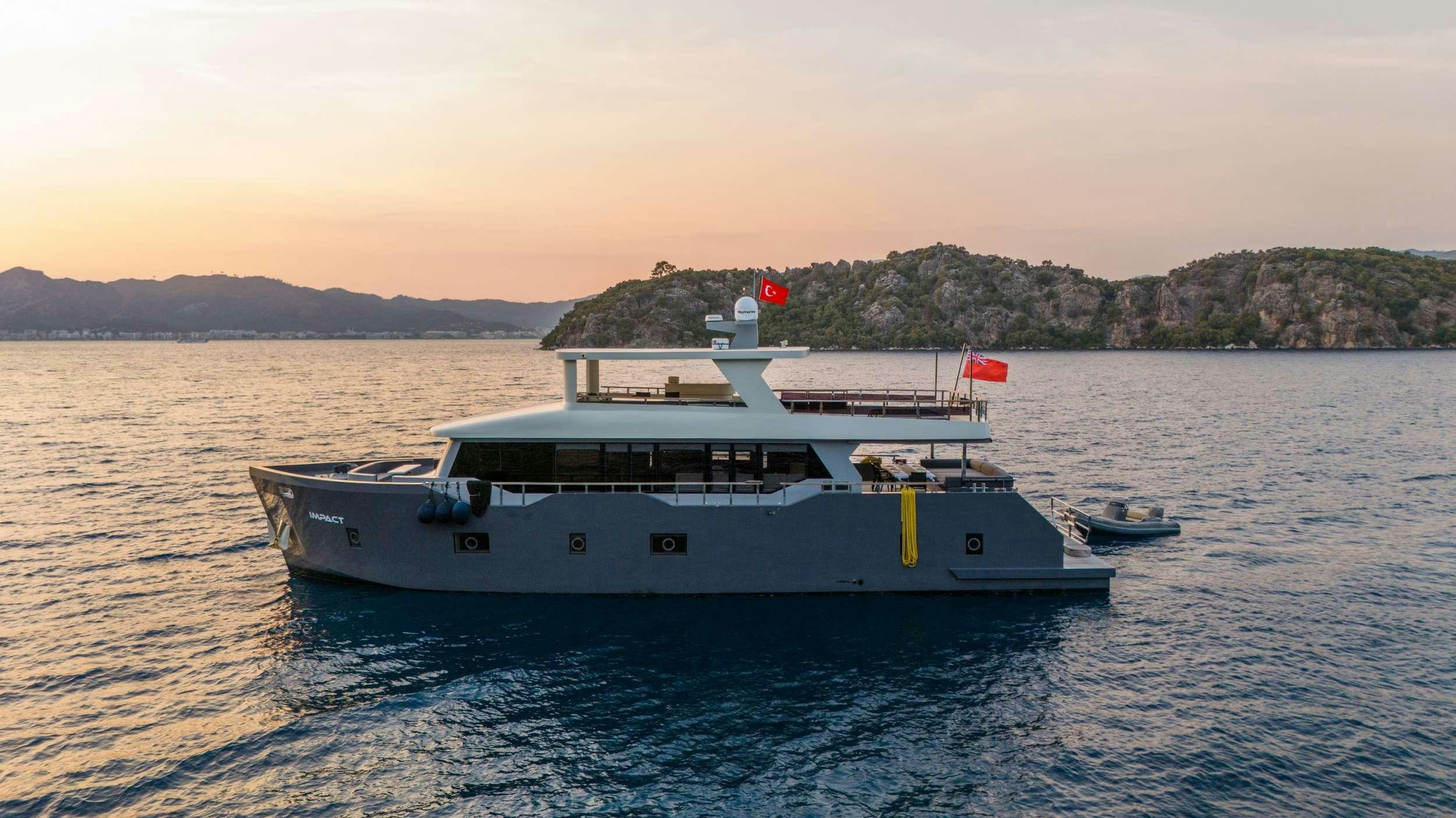 Watch Video for IMPACT Yacht for Charter