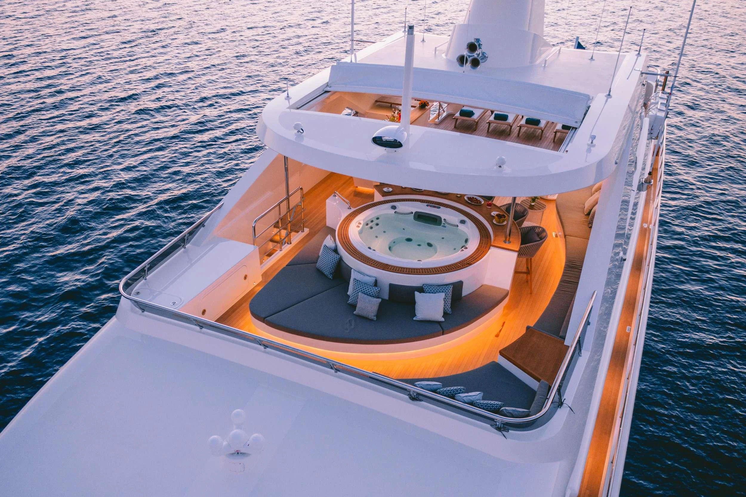 a boat on the water aboard XANA Yacht for Charter