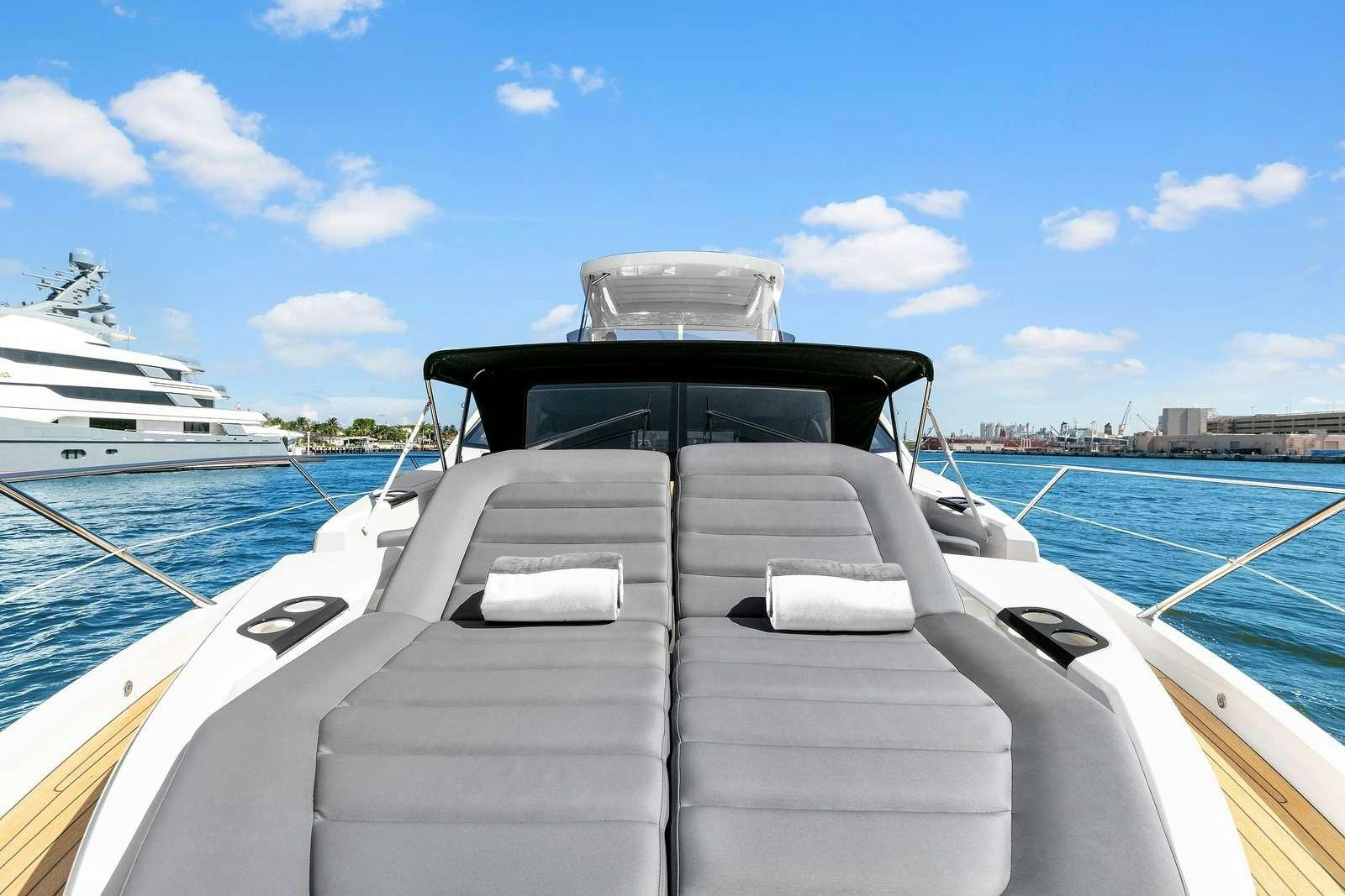 a boat on the water aboard DONE DEAL Yacht for Charter