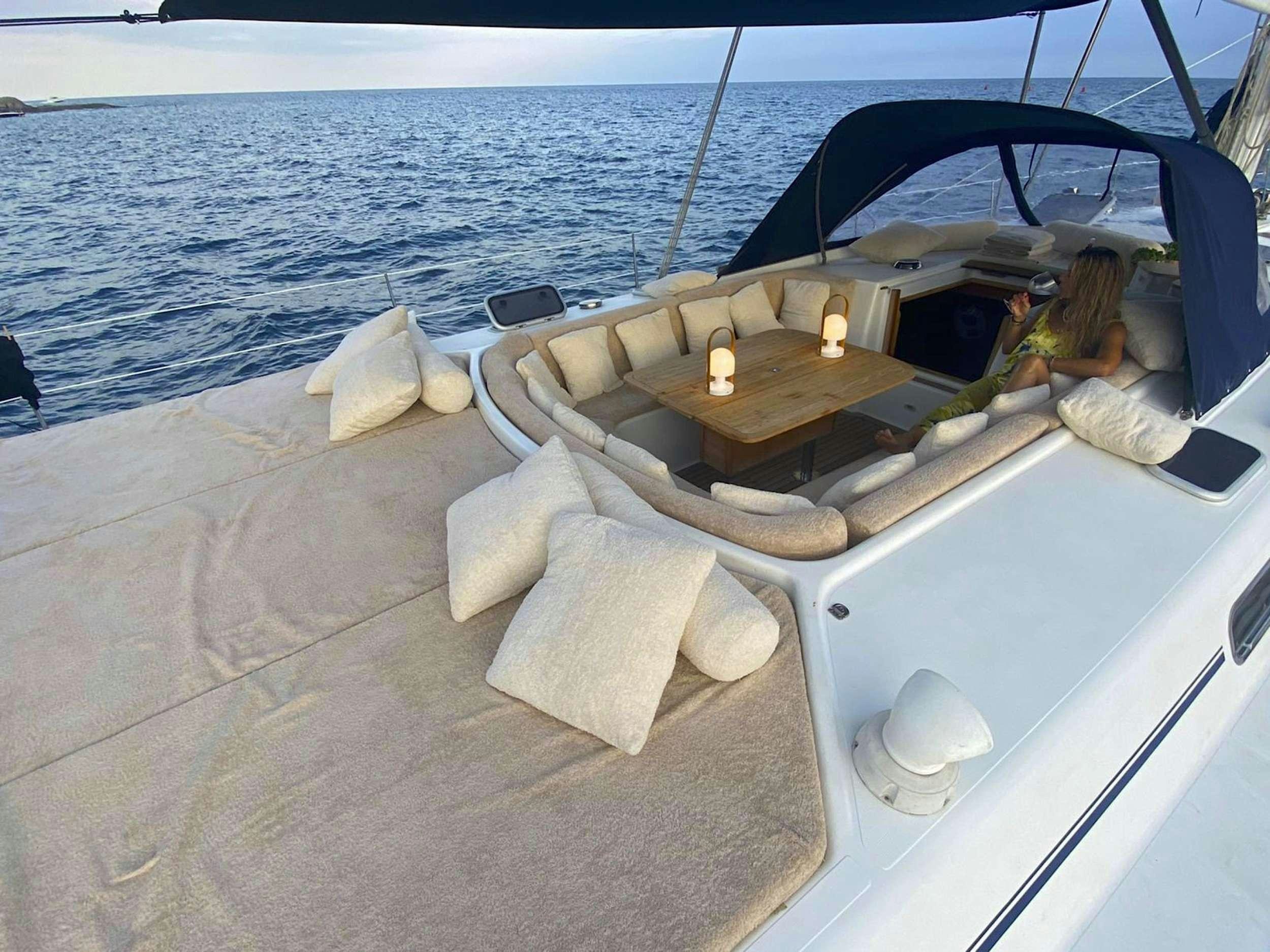 a boat on the water aboard COSTA NORD Yacht for Charter