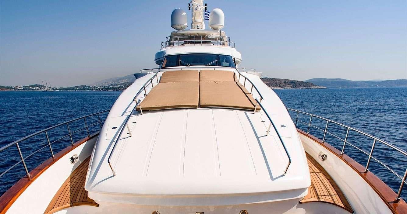 a boat on the water aboard PARADISE Yacht for Charter