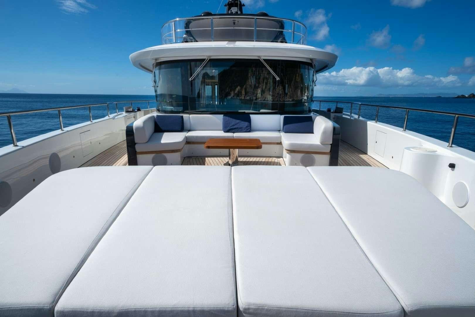 a boat on a boat aboard KINGS LAIR Yacht for Charter