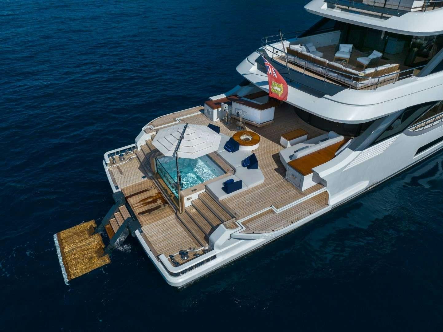 a boat on the water aboard KINGS LAIR Yacht for Charter