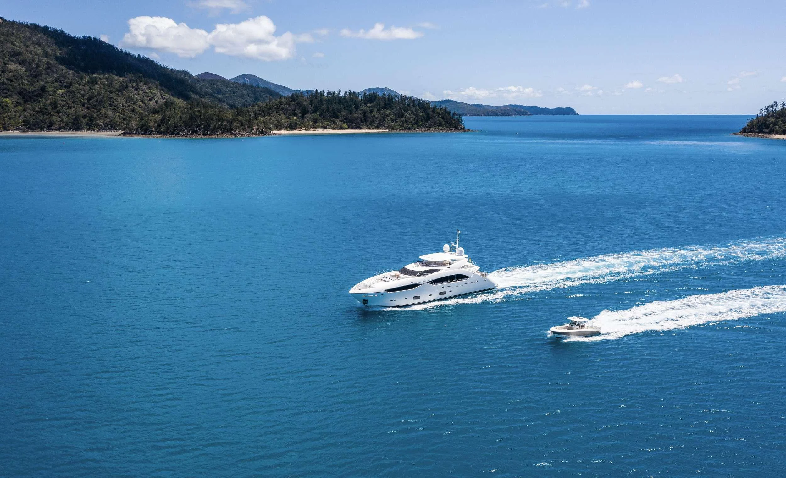 a boat on the water aboard GEORGE P Yacht for Charter