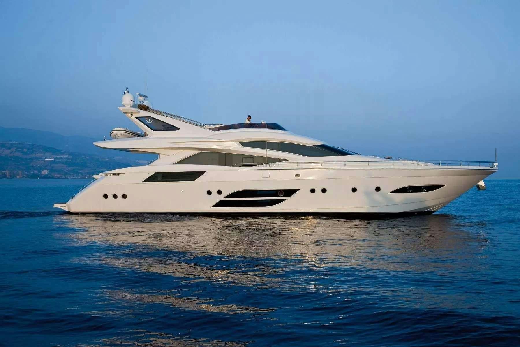 a white yacht on the water aboard WHY NOT Yacht for Charter