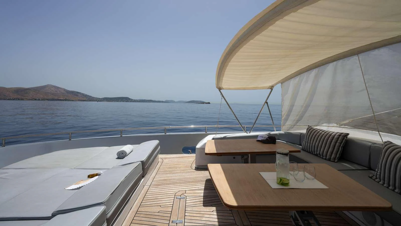 a boat on the water aboard ELEVEN I Yacht for Charter