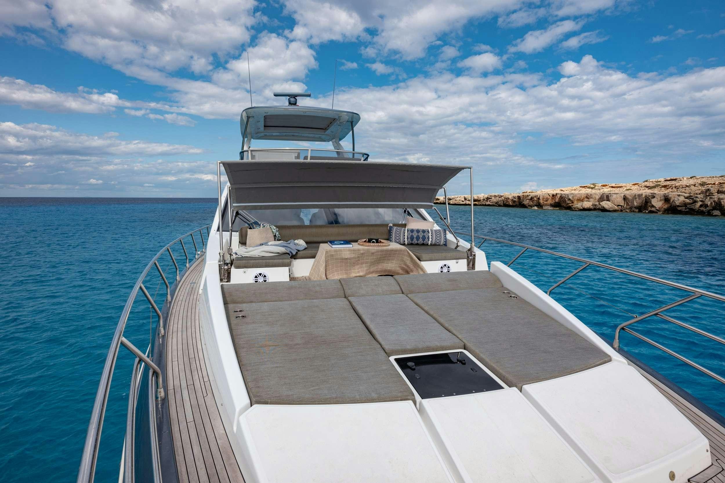 a boat on the water aboard SEA YA Yacht for Charter