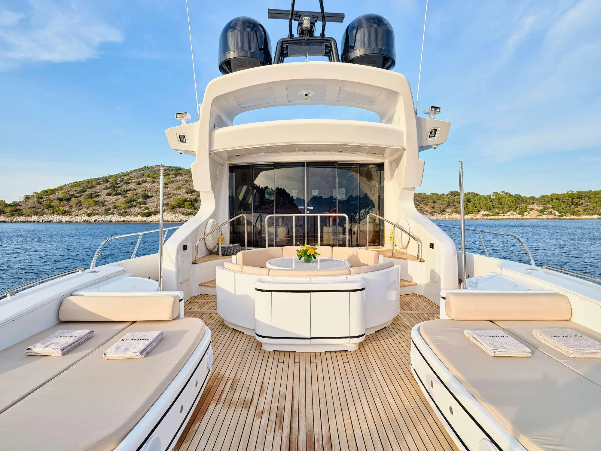 a boat on a body of water aboard WET PANTHER Yacht for Charter