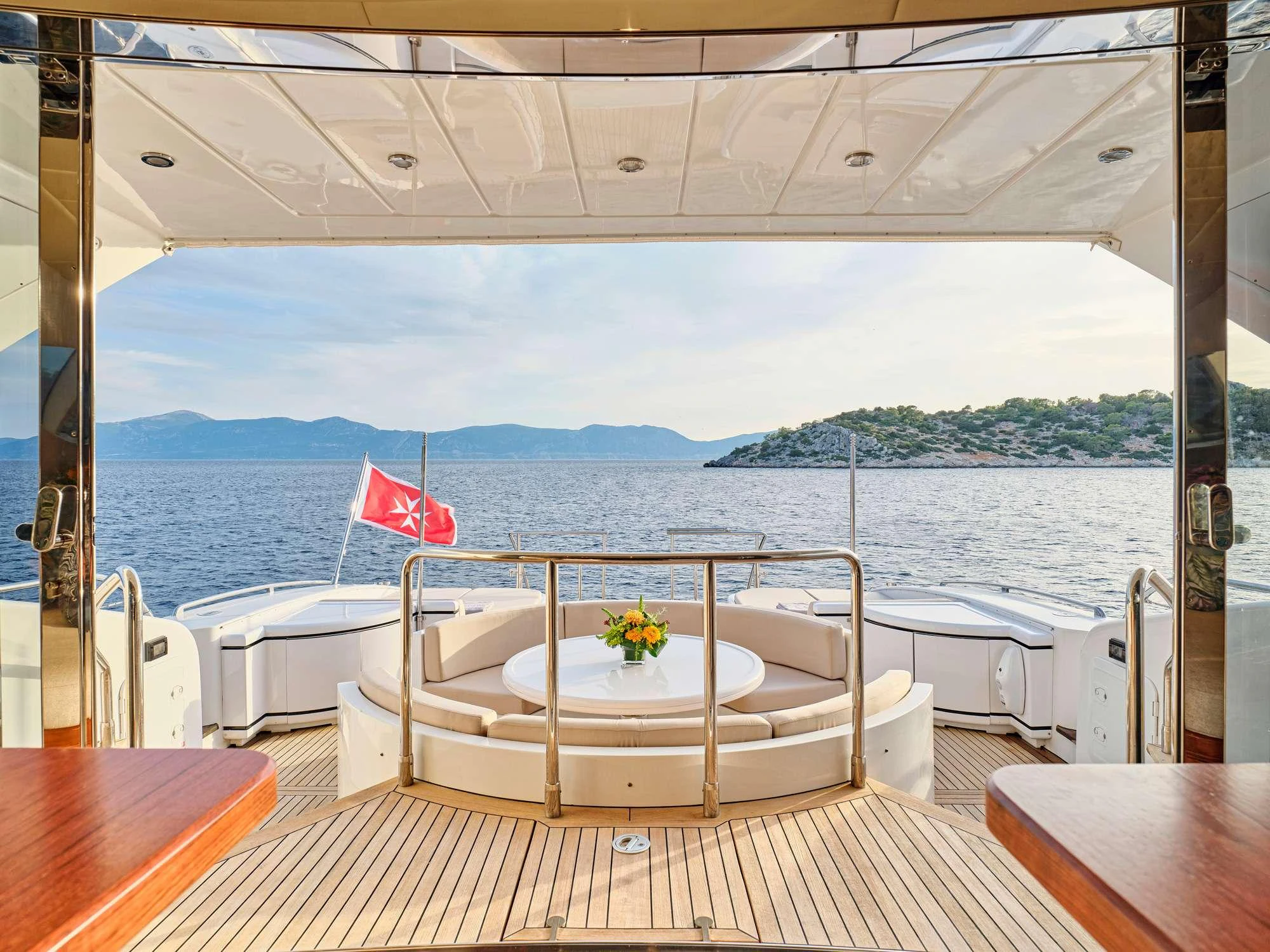a boat on the water aboard WET PANTHER Yacht for Charter